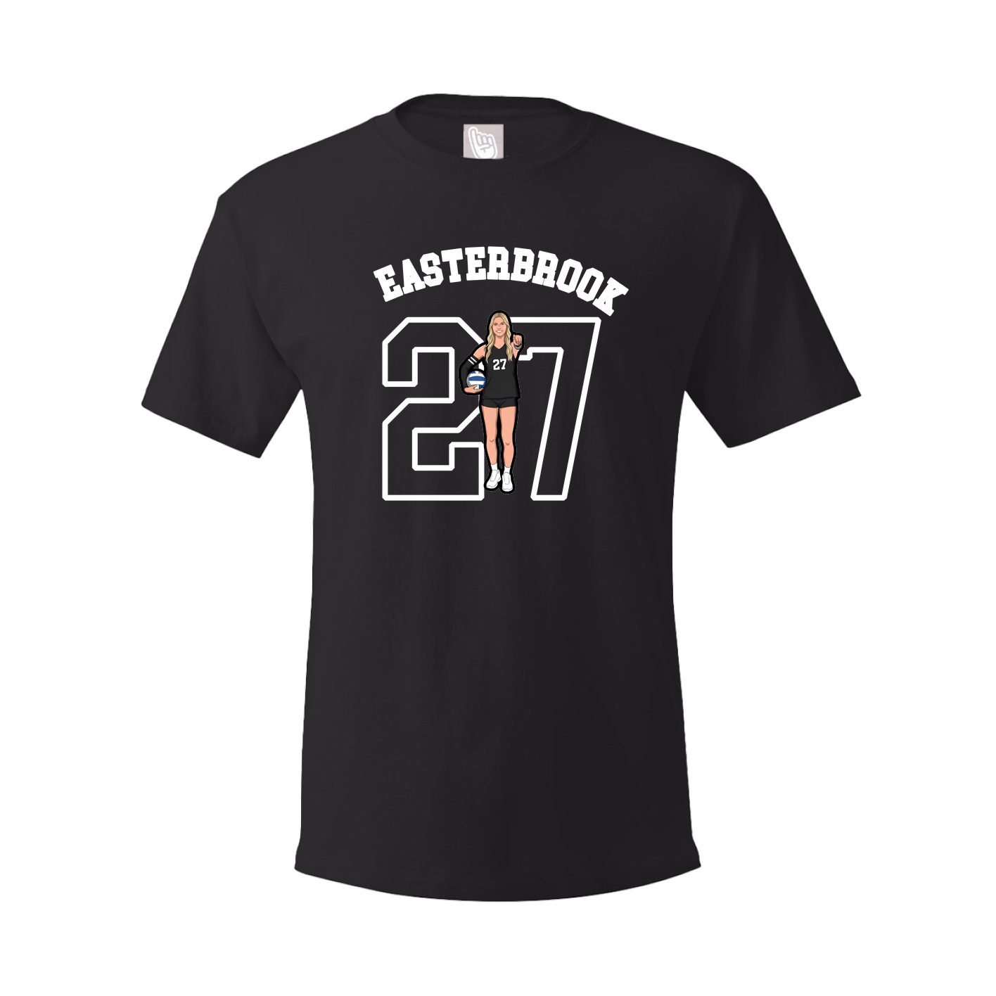 Youth Tee — Shirsey Arch in Black
