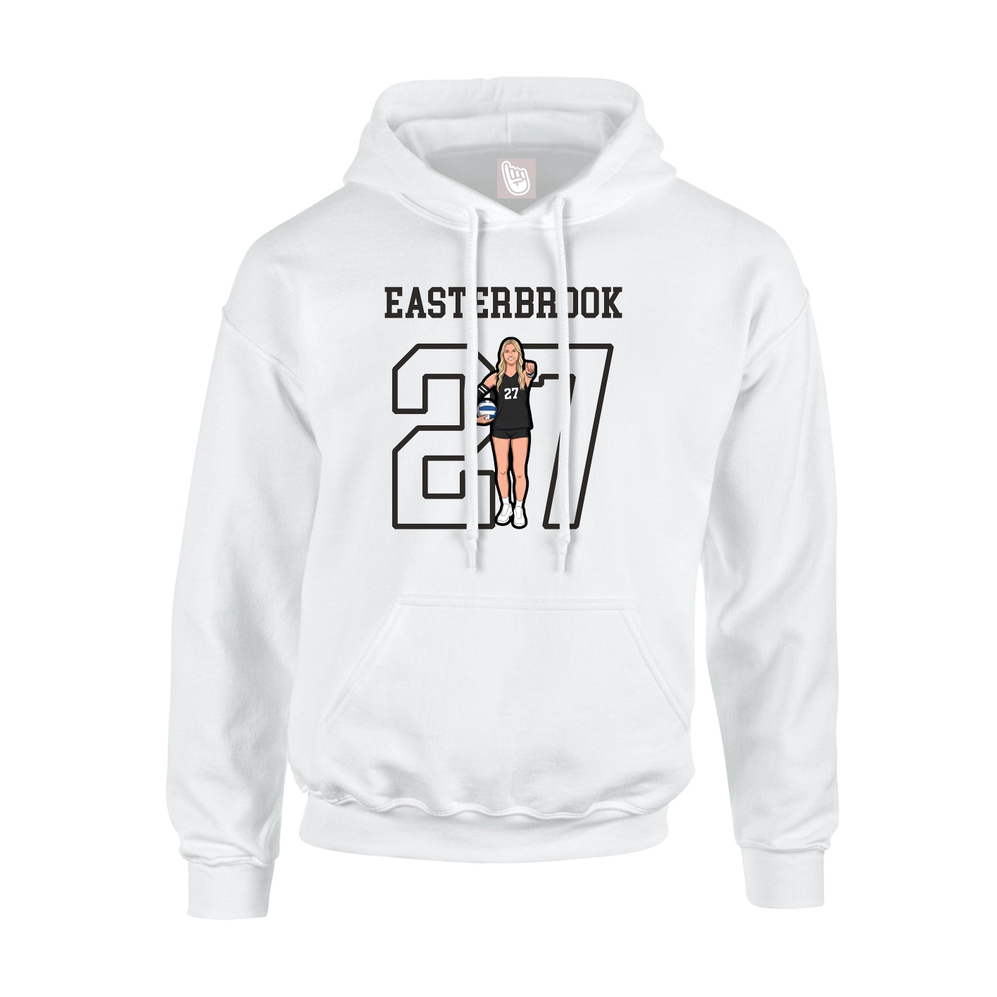 Youth Hoodie — Shirsey in White