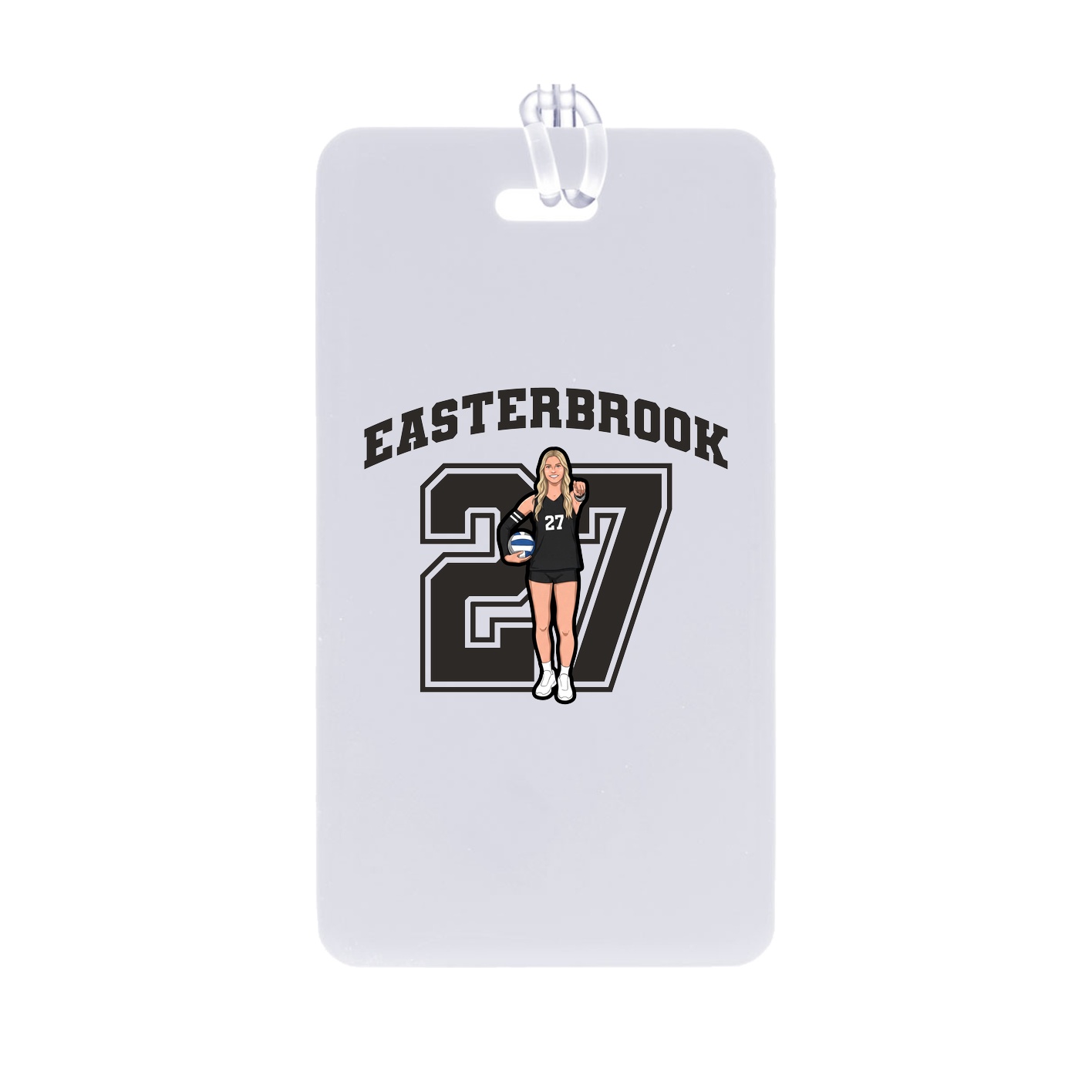 Bag Tag — Number in Classic