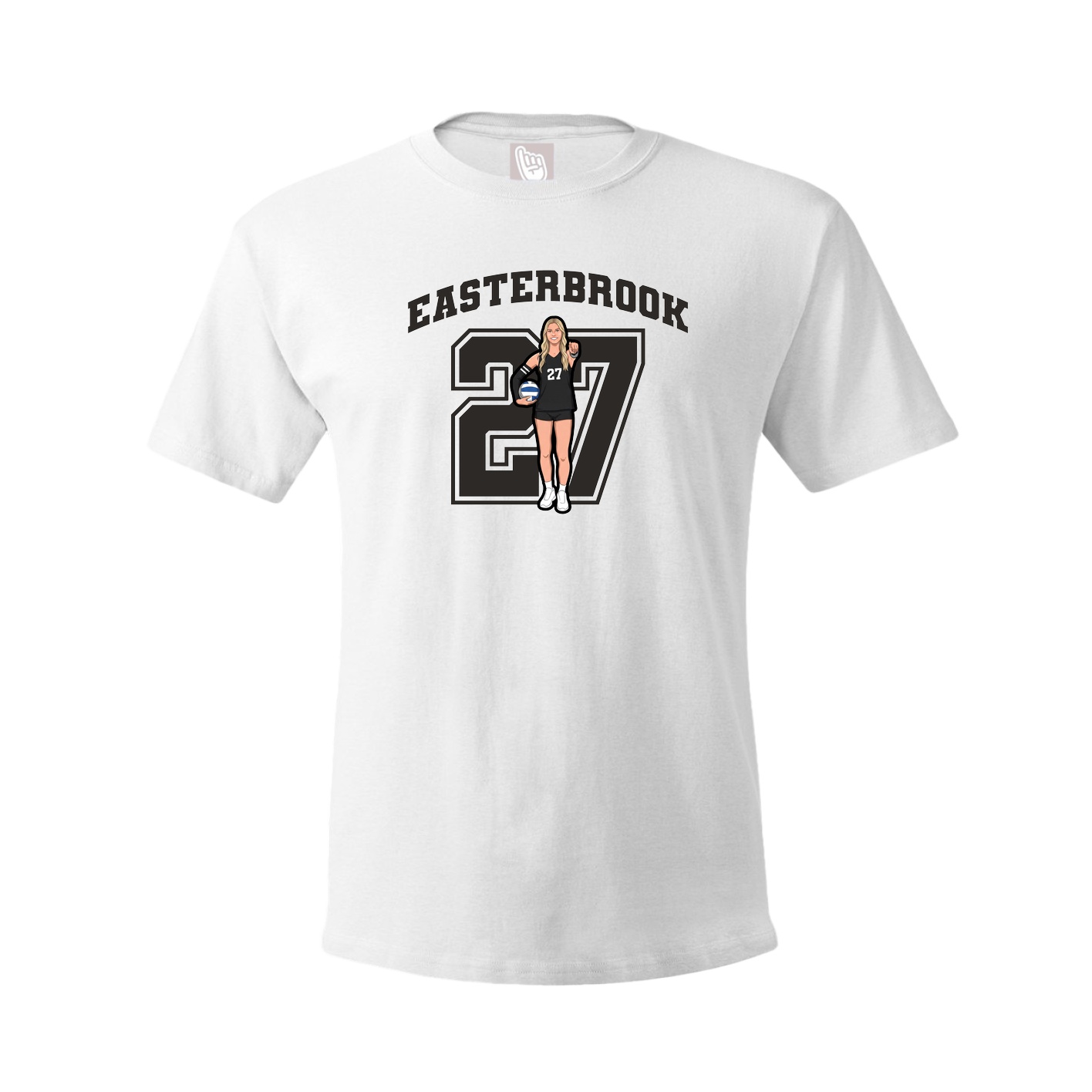 Tee — Number in White