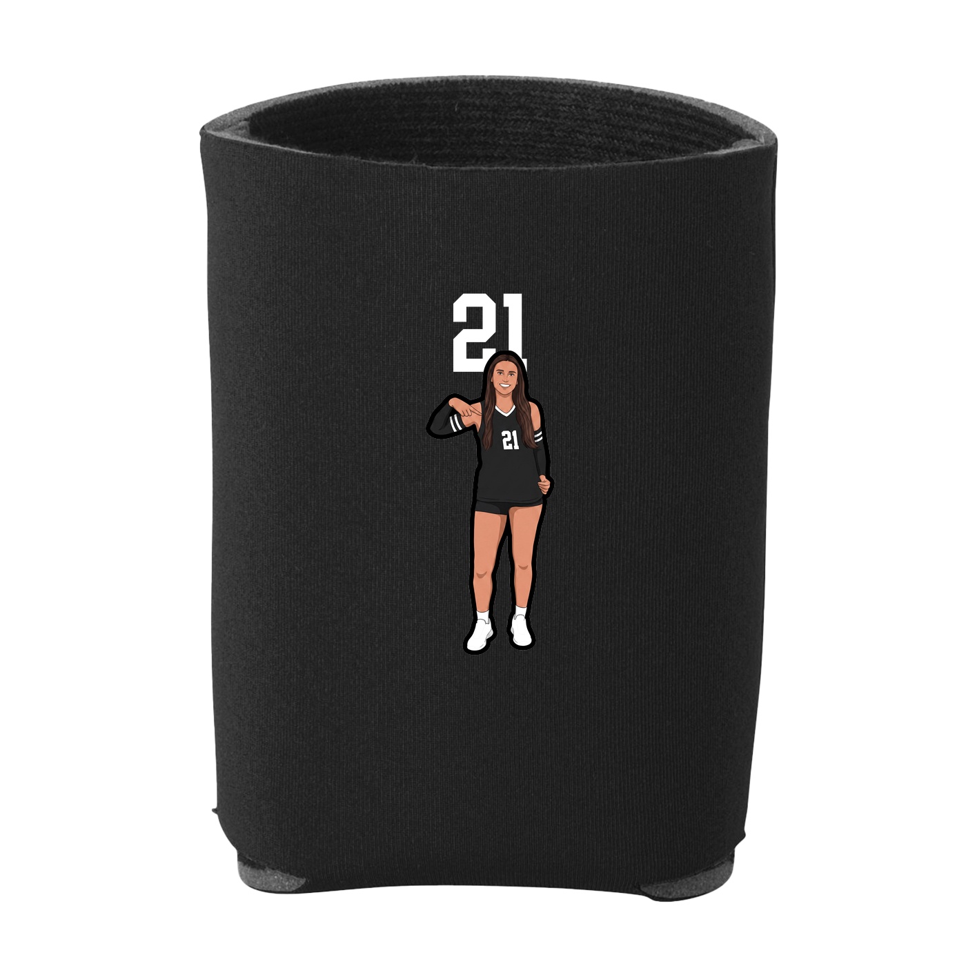 Can Holder — Number Top in Black