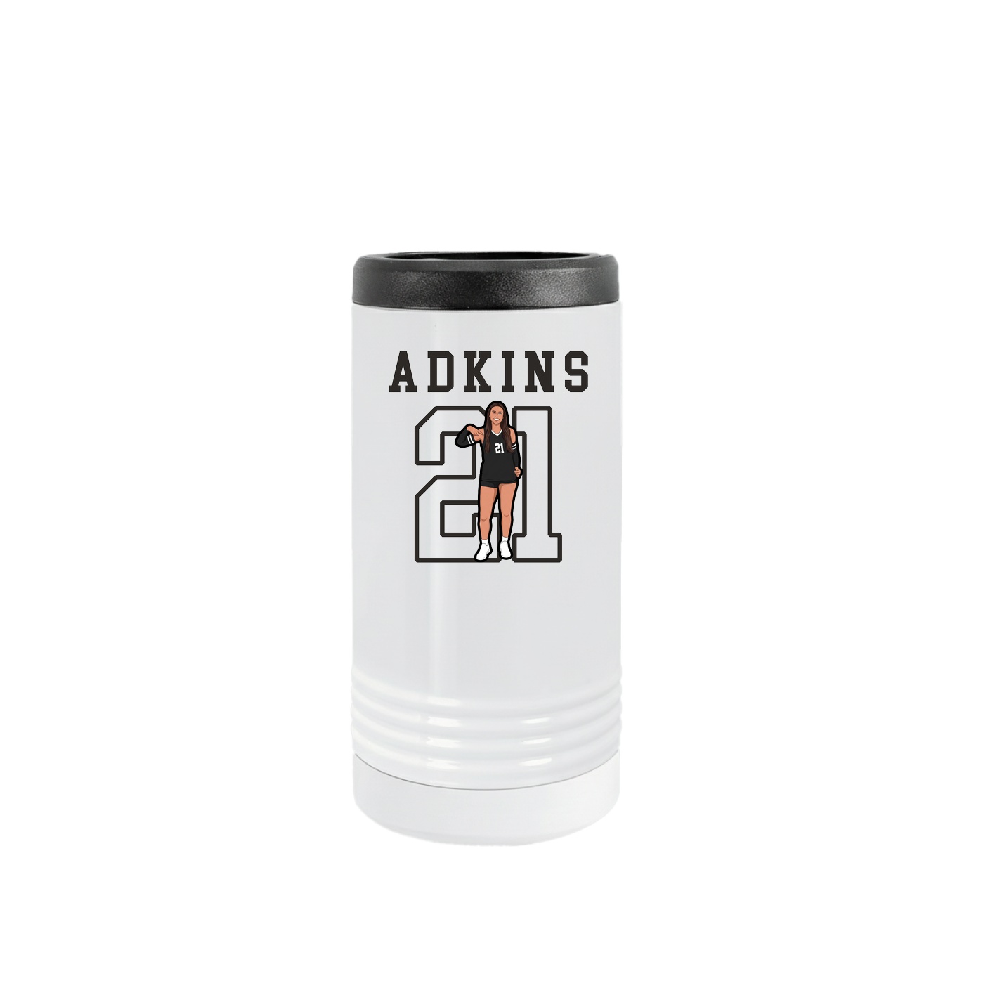 Slim Beverage Holder — Shirsey in White