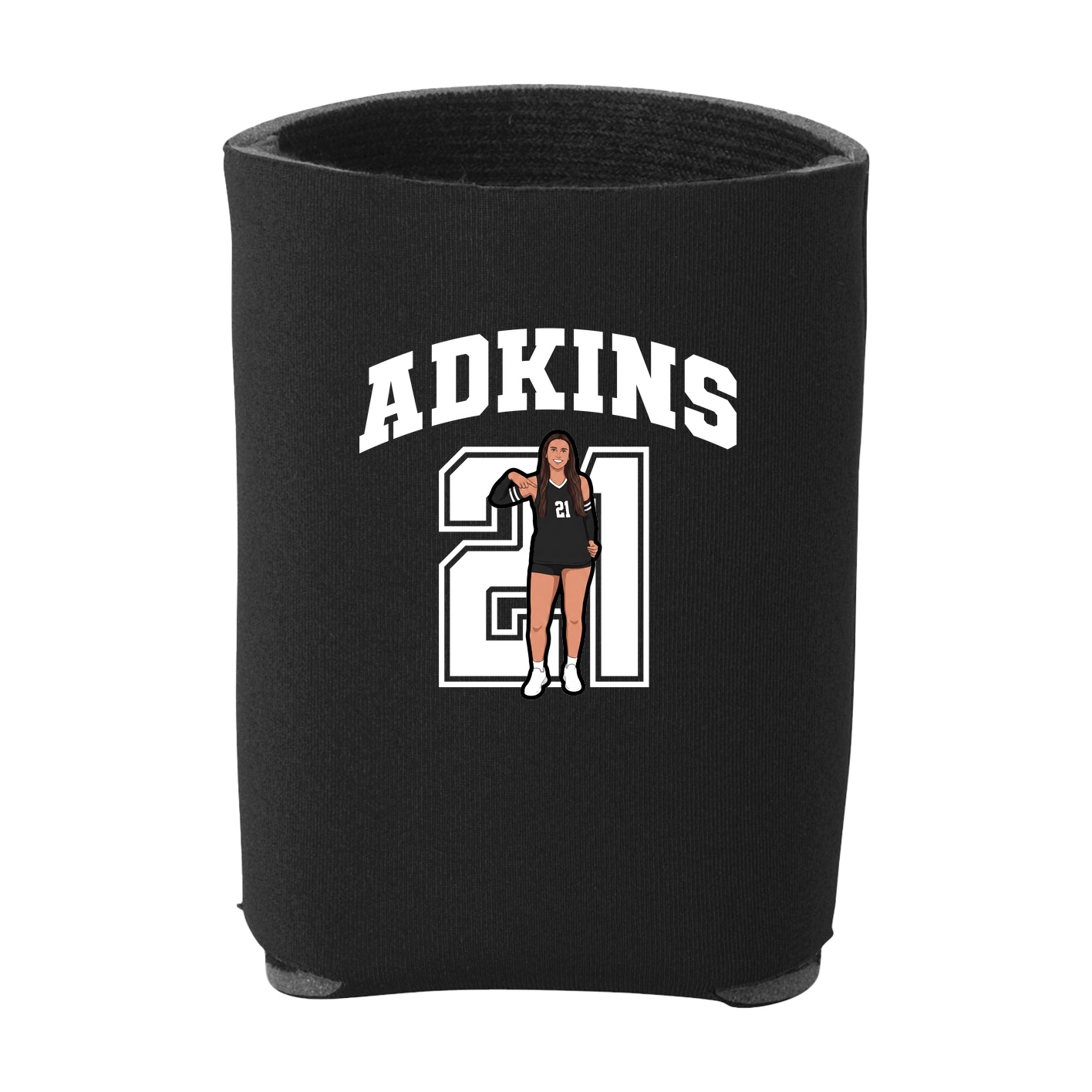 Can Holder — Number in Black