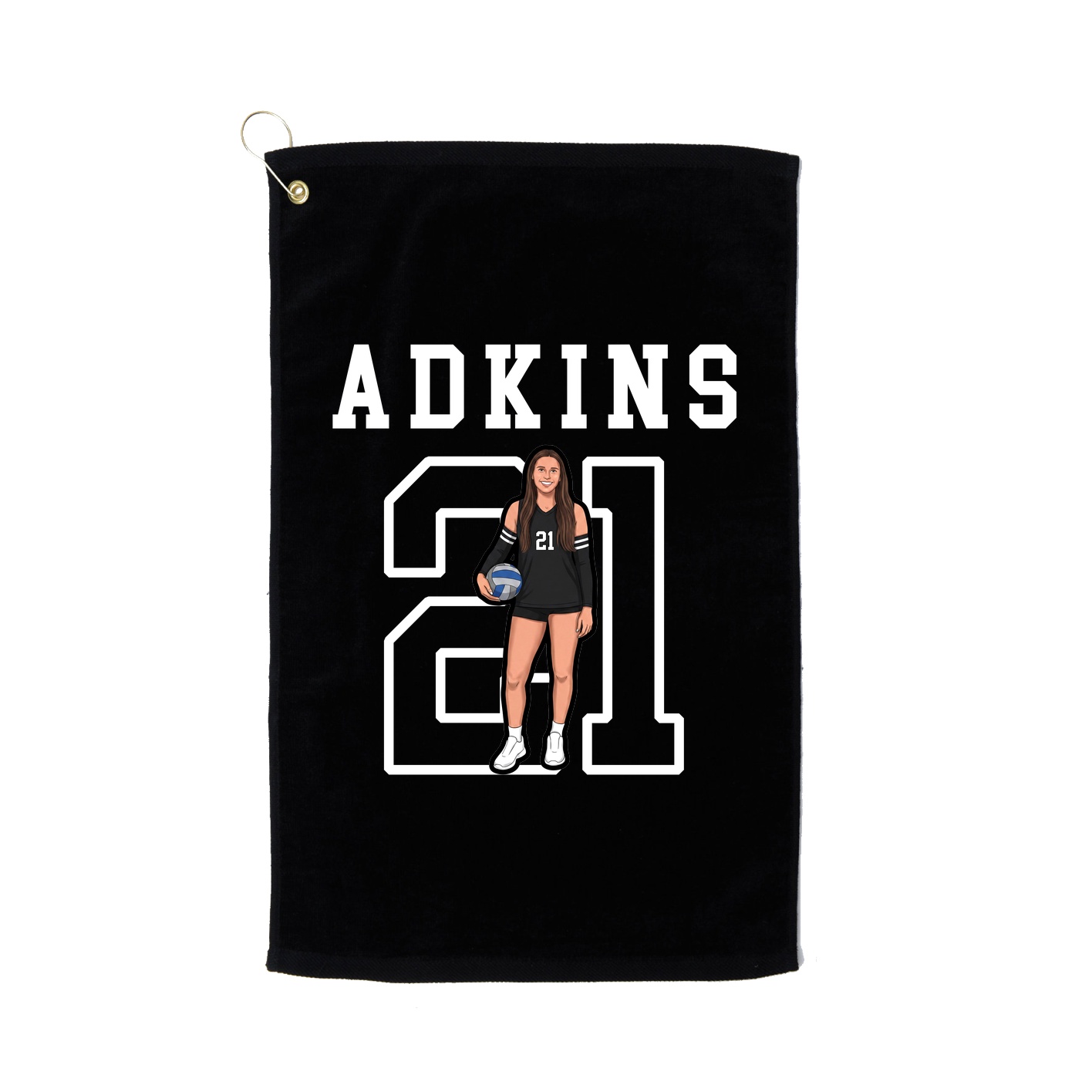 Golf Towel — Shirsey in Black