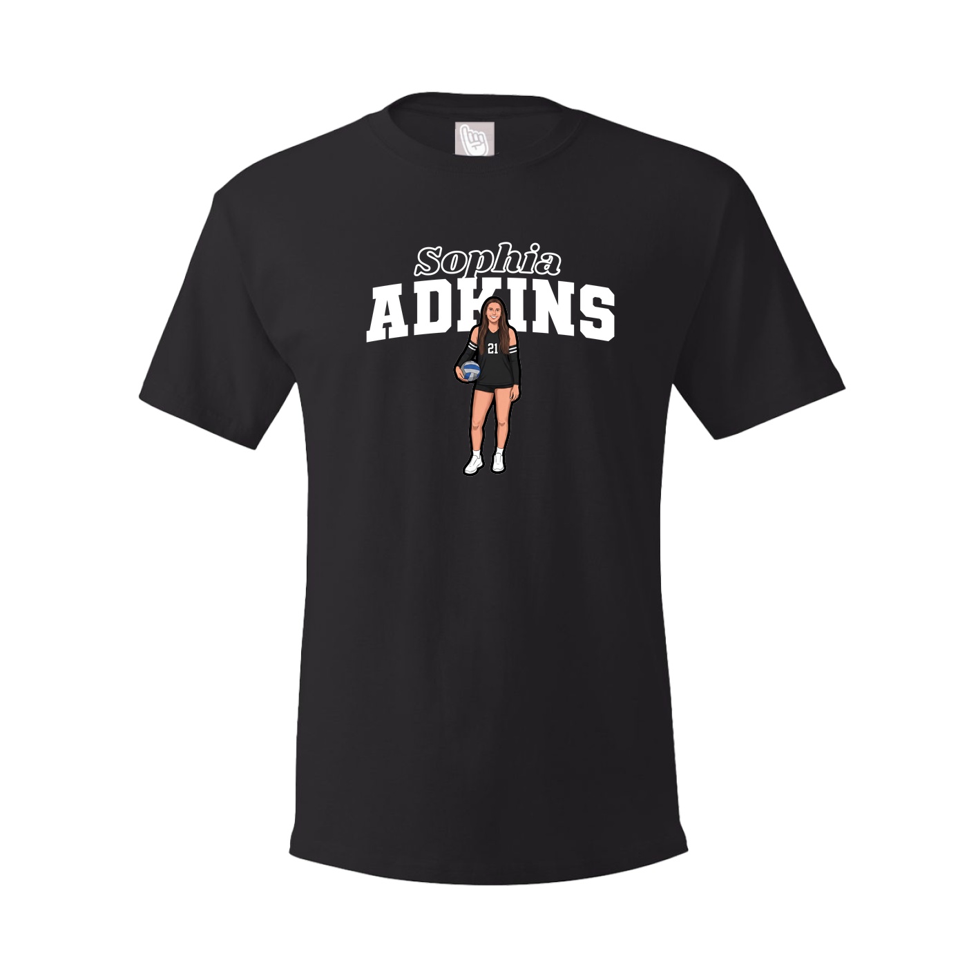 Tee — Name Arch in Black