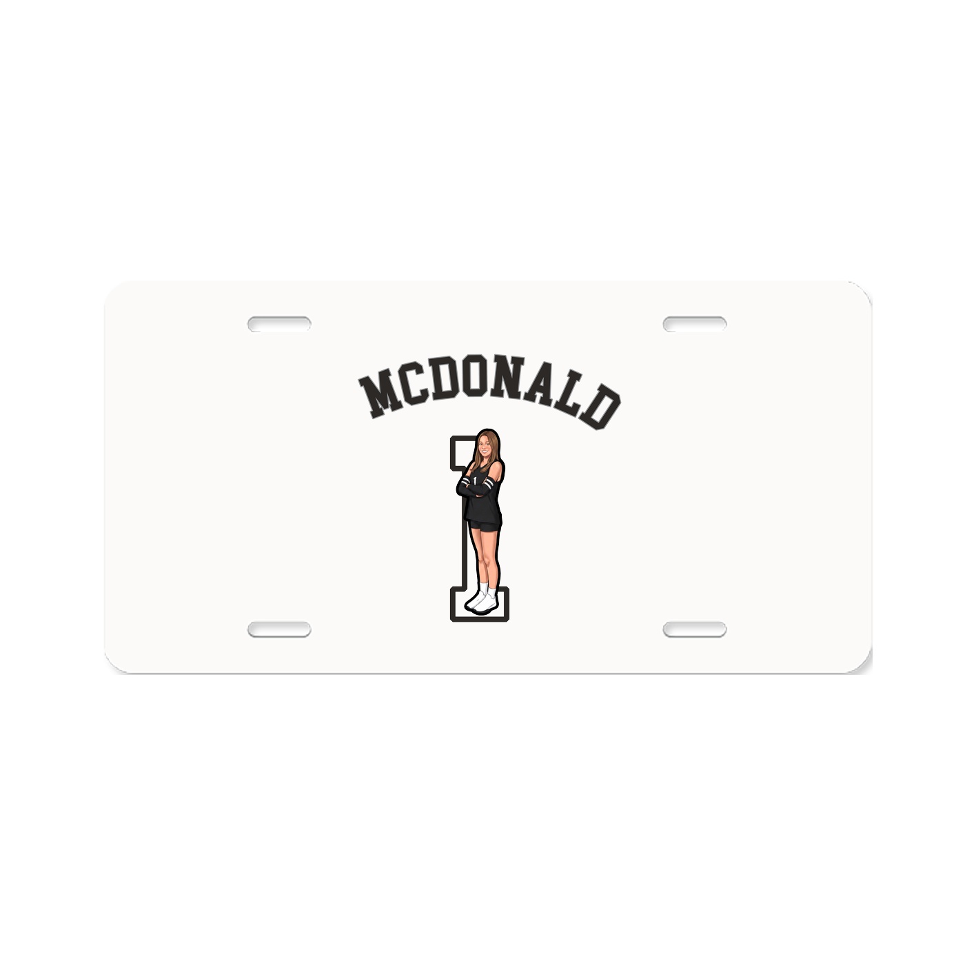 License Plate — Shirsey Arch in Classic