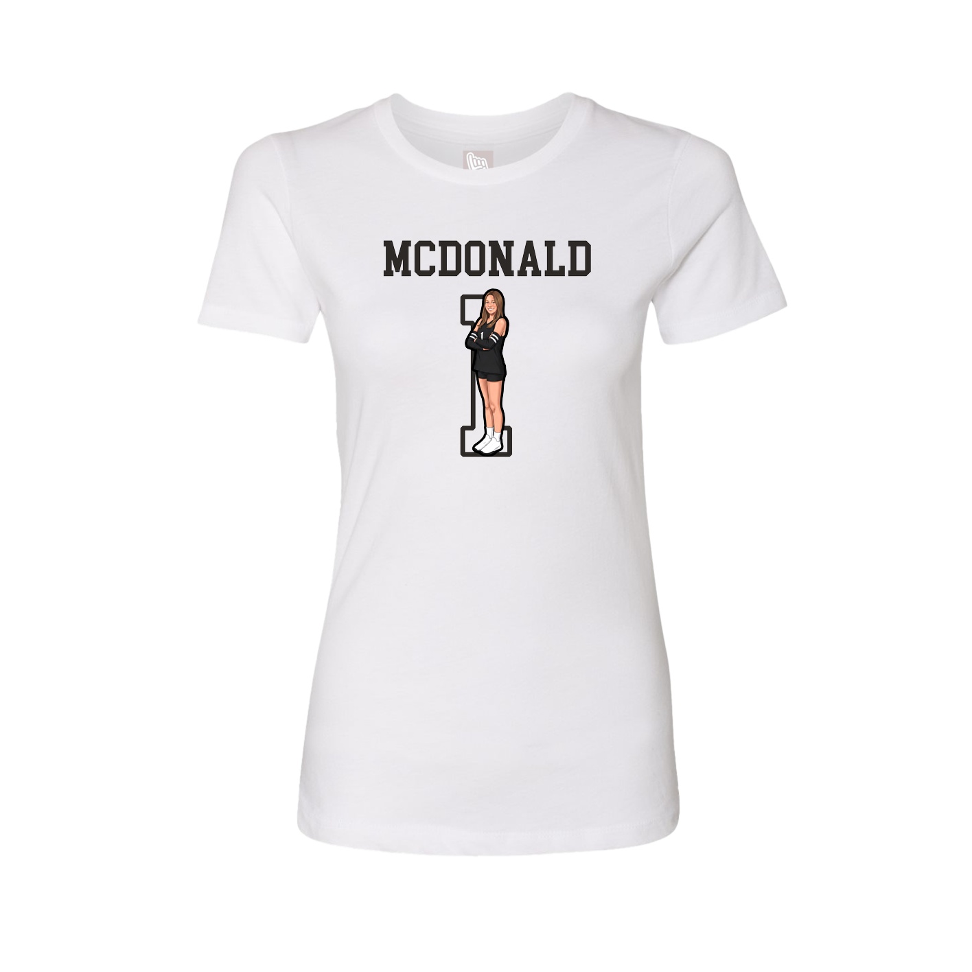 Fitted Women's Tee — Shirsey in White