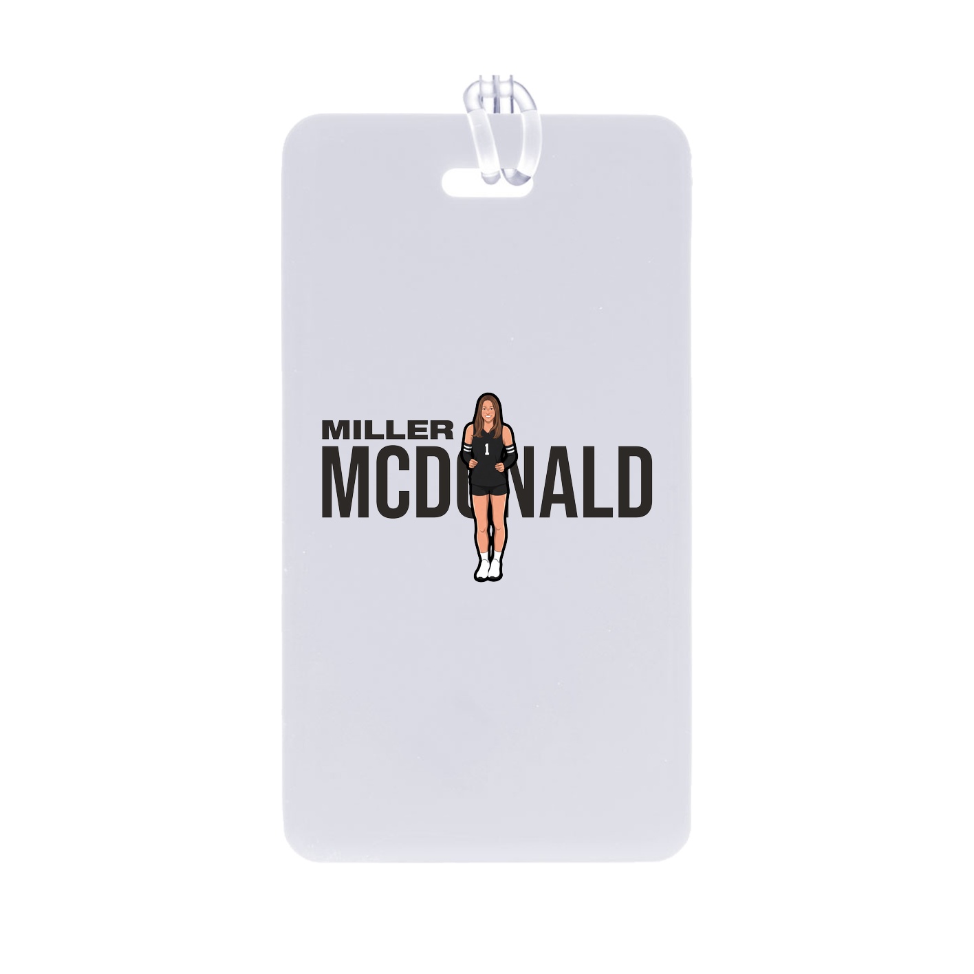Bag Tag — Player Name in Classic