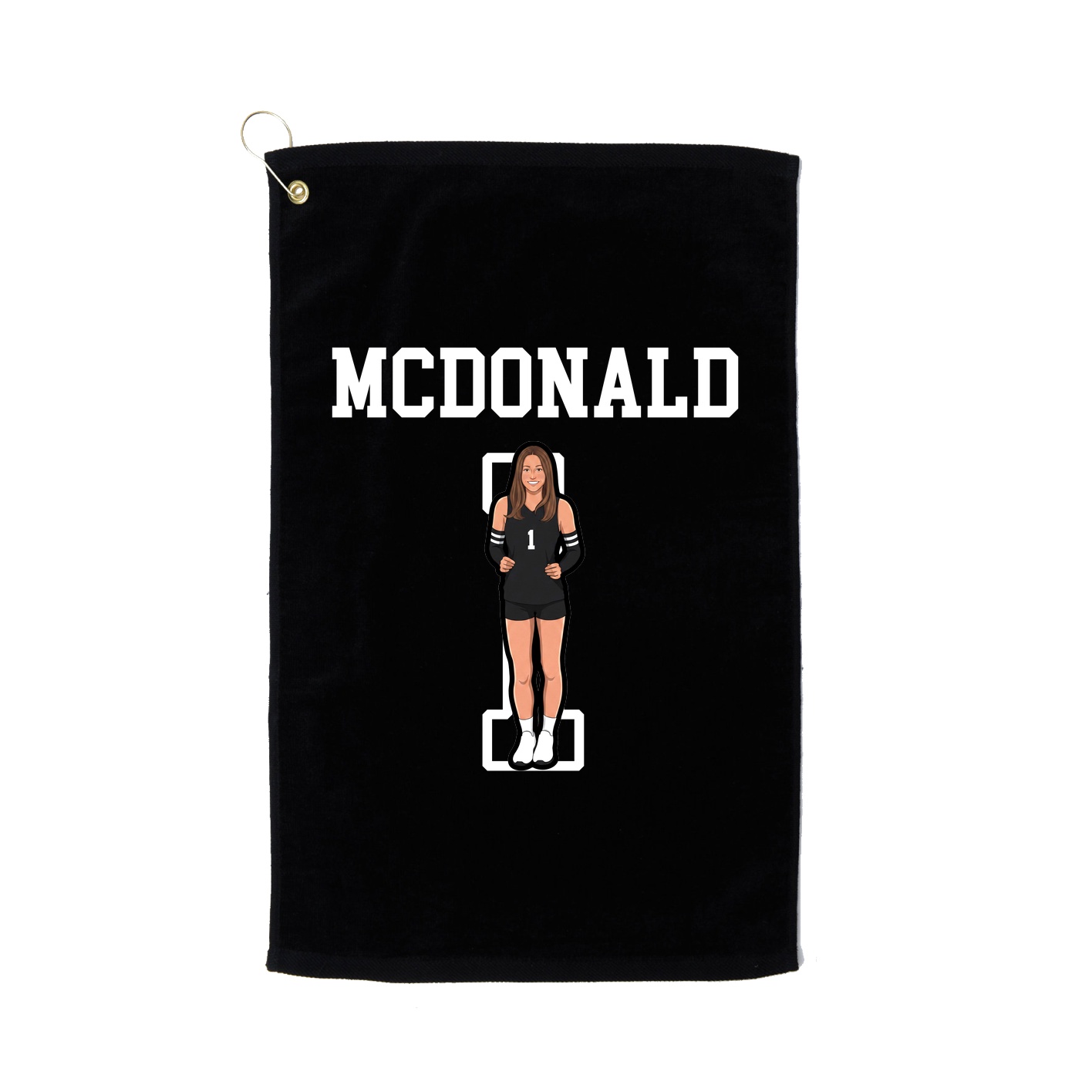Golf Towel — Shirsey in Black