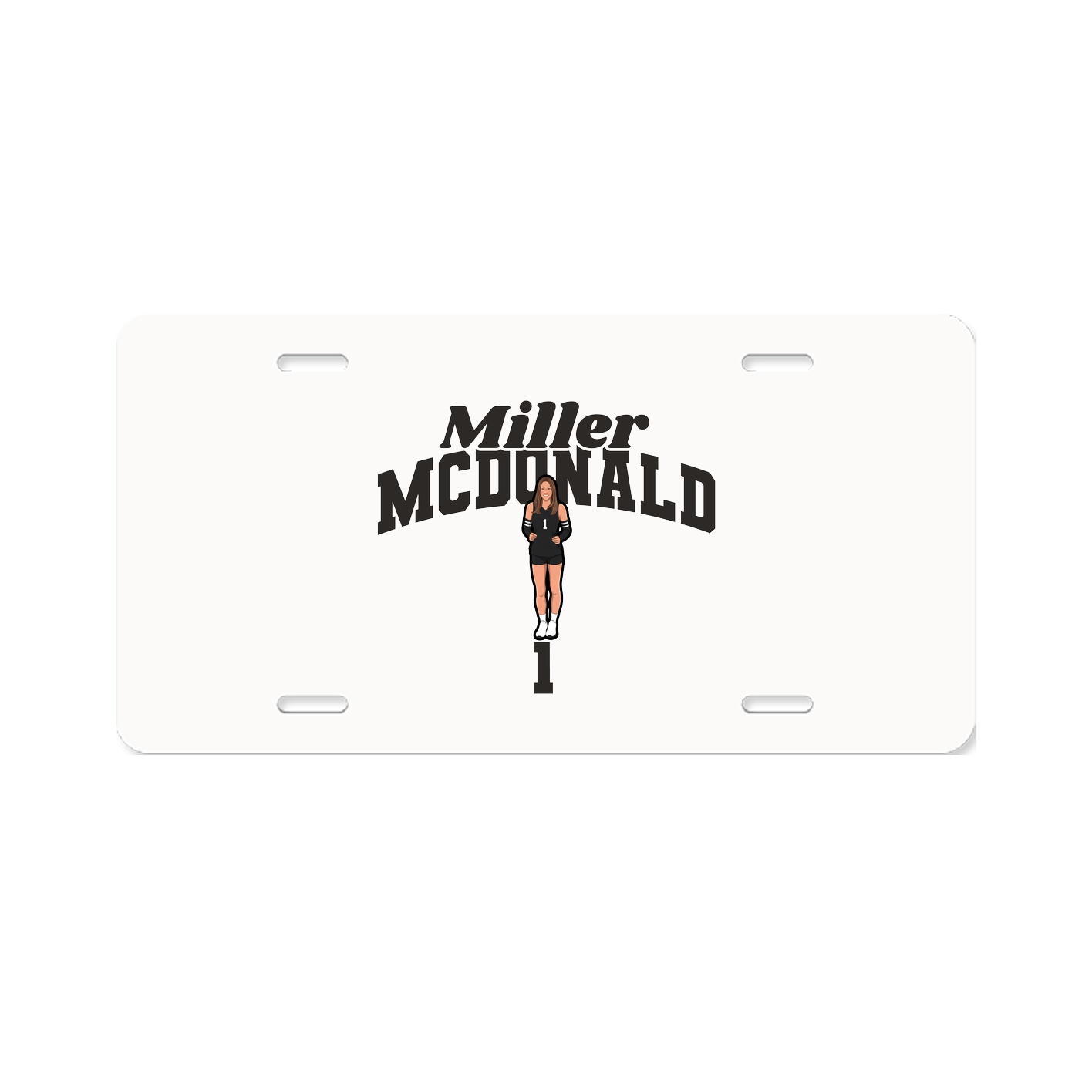 License Plate — Signature Arch in Classic