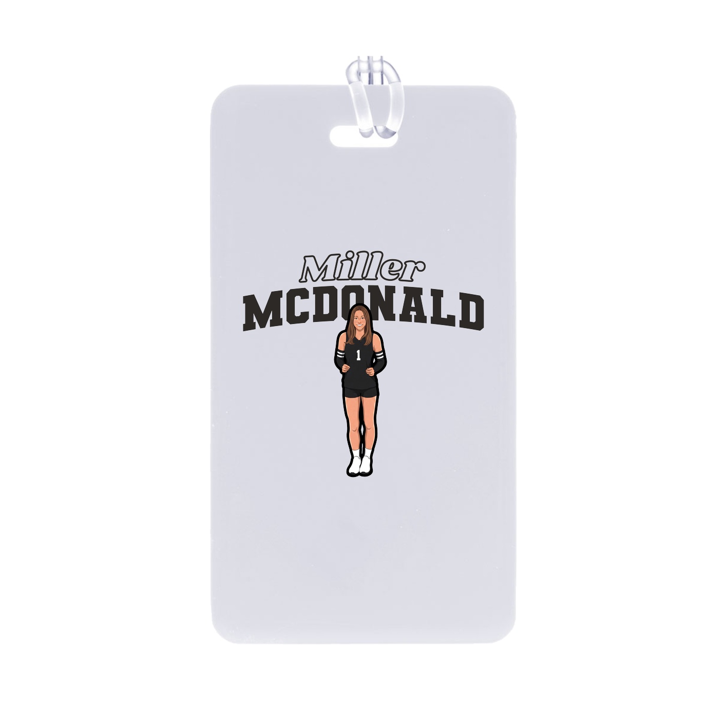 Bag Tag — Name Arch in Classic