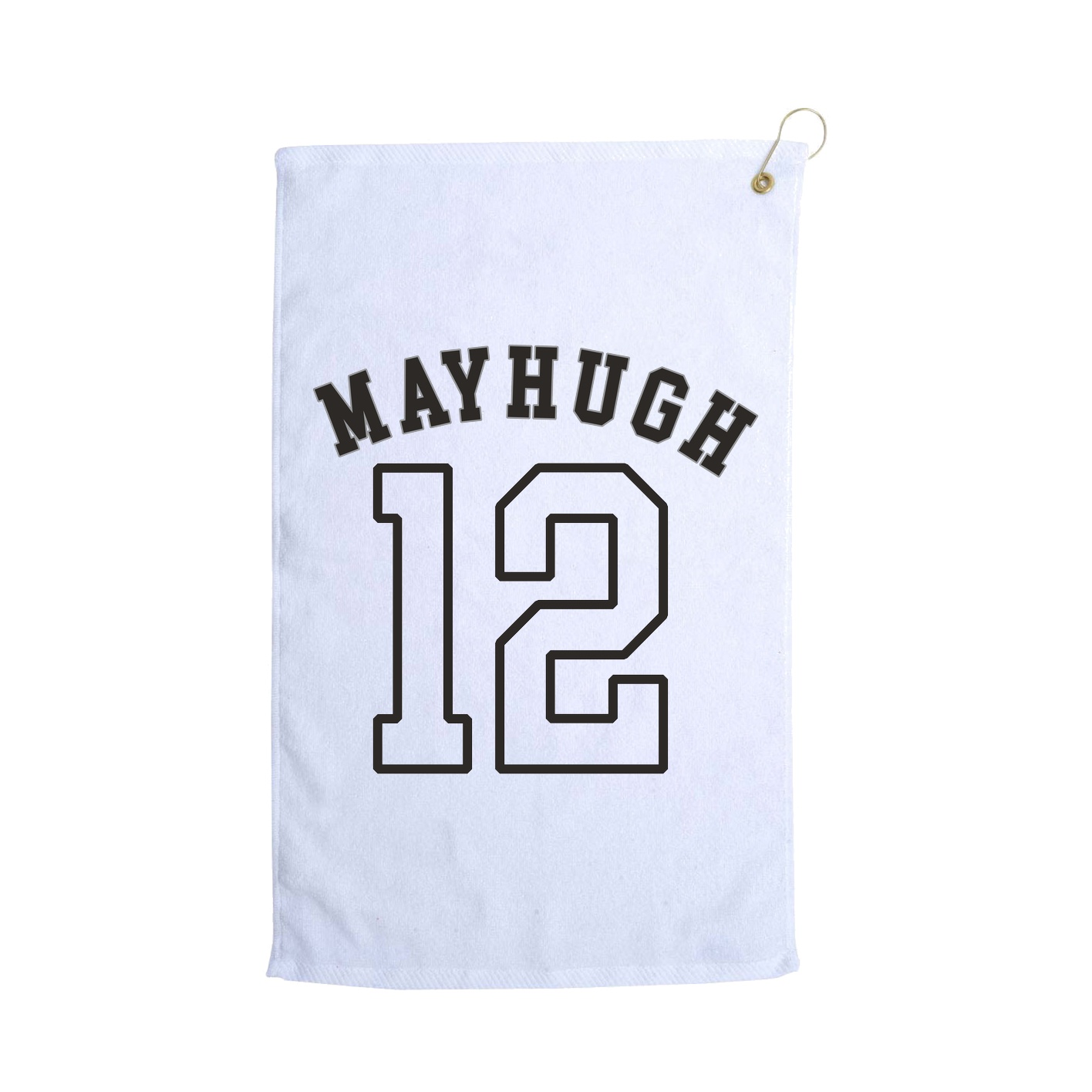 Golf Towel — Shirsey Arch in White