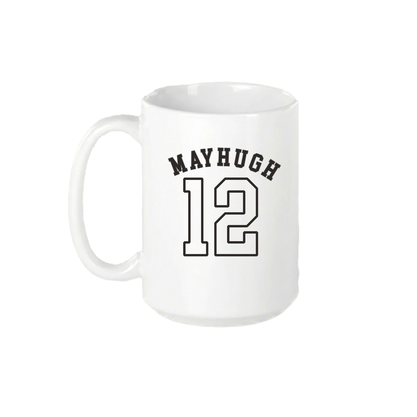 15oz Coffee Mug — Shirsey Arch in White