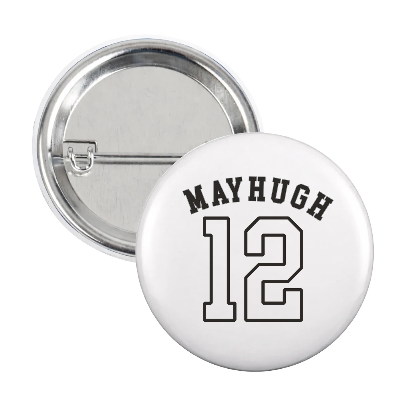 Game Day Button — Shirsey Arch in White