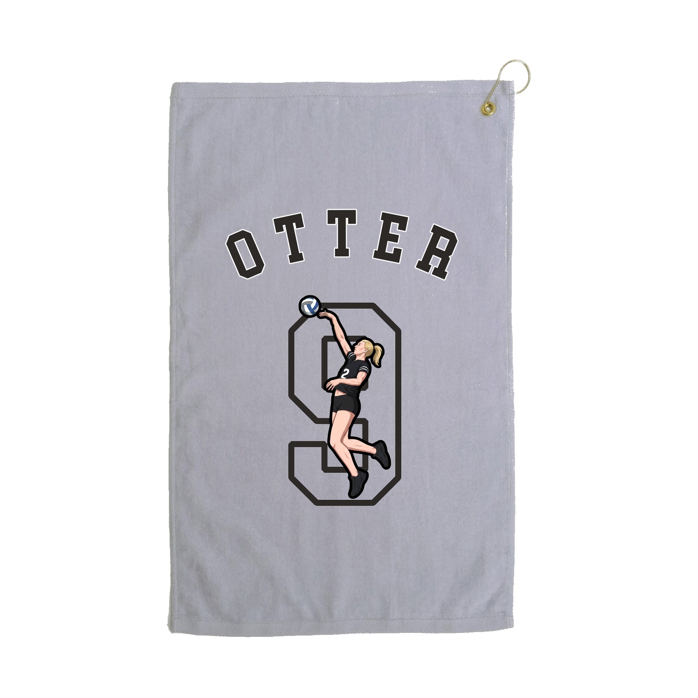 Golf Towel — Shirsey Arch in Grey
