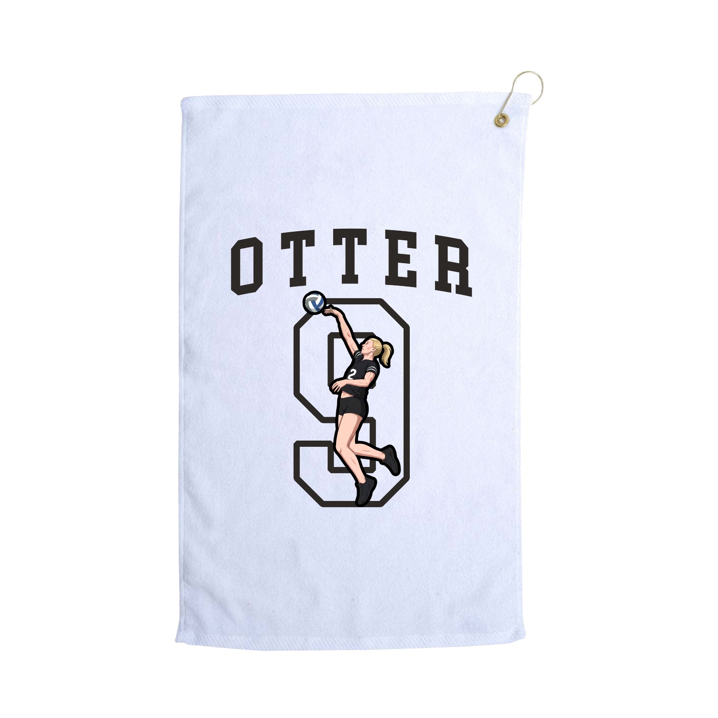 Golf Towel — Shirsey in White