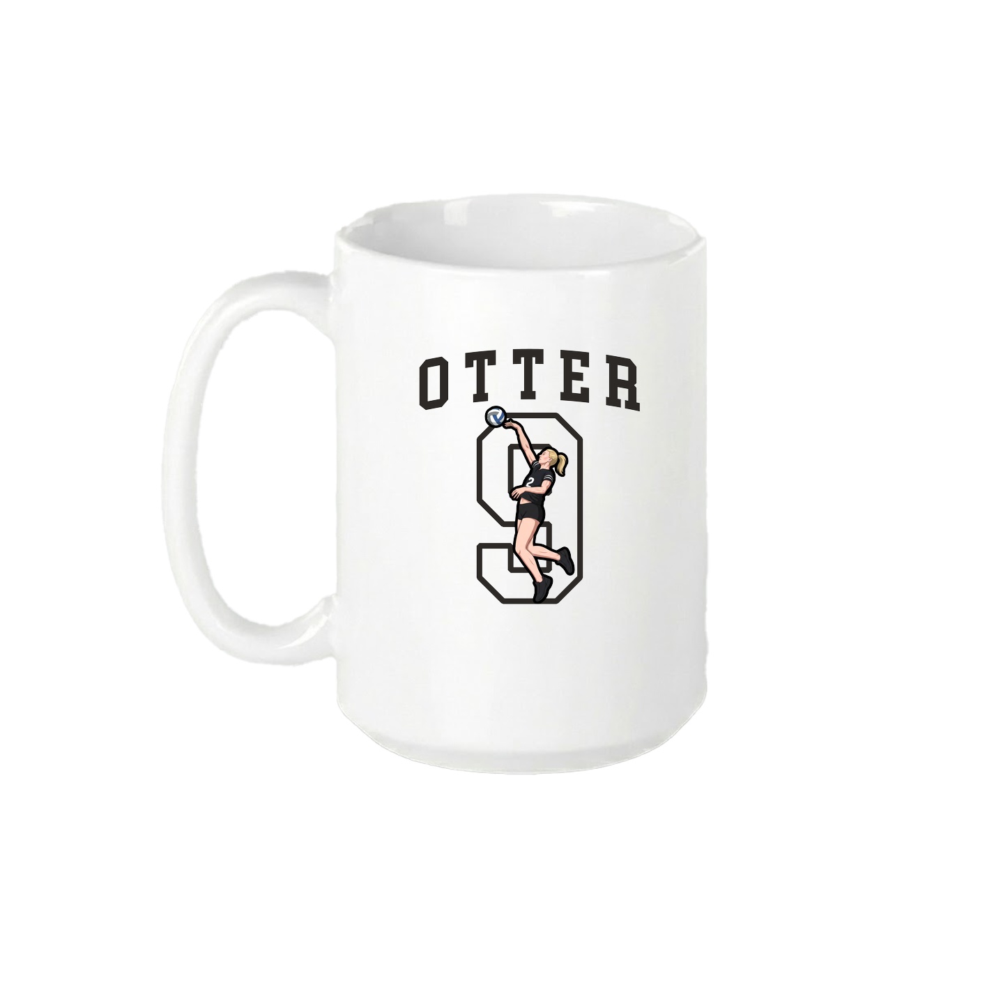 15oz Coffee Mug — Shirsey in White