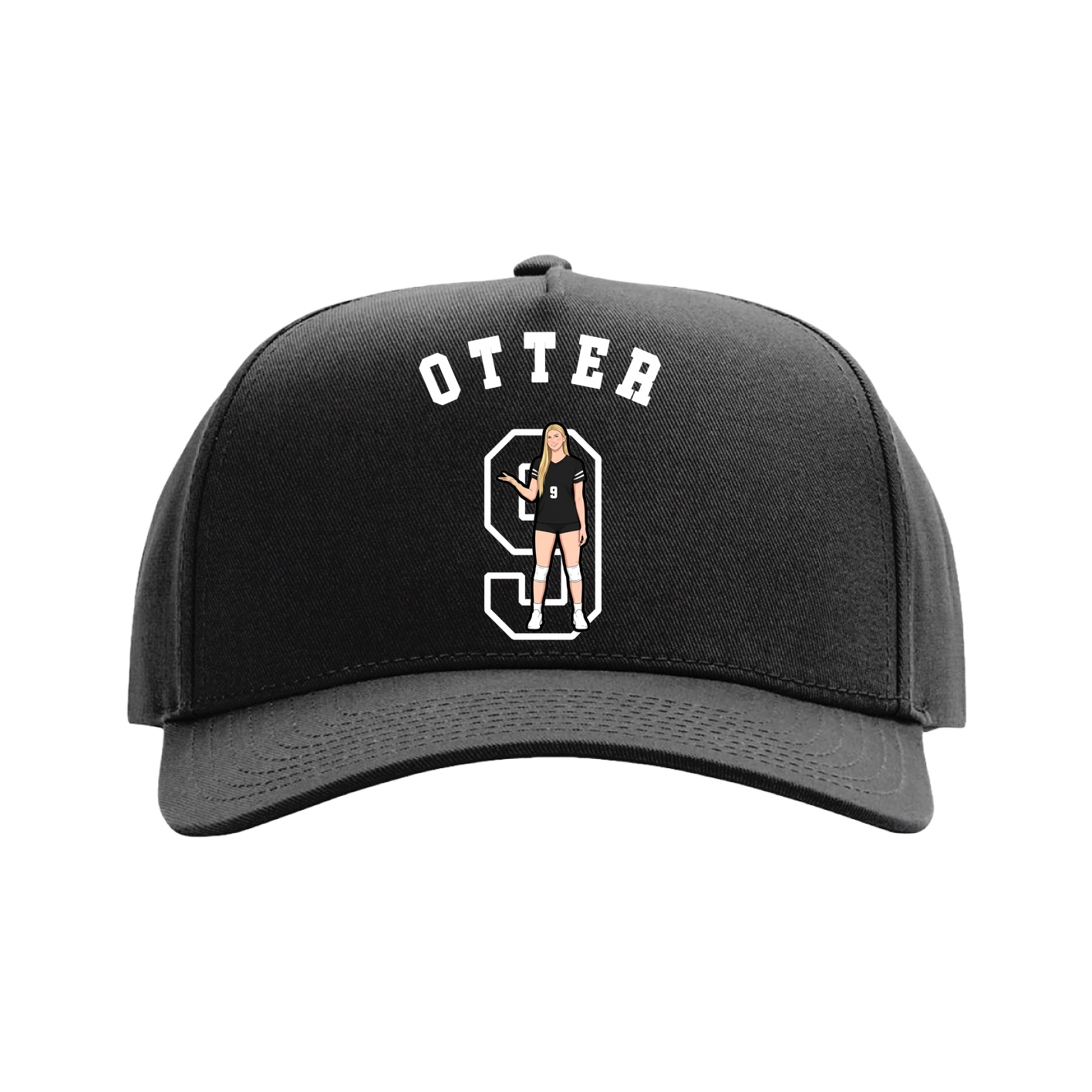 Full Fabric Five-Panel Champ Cap