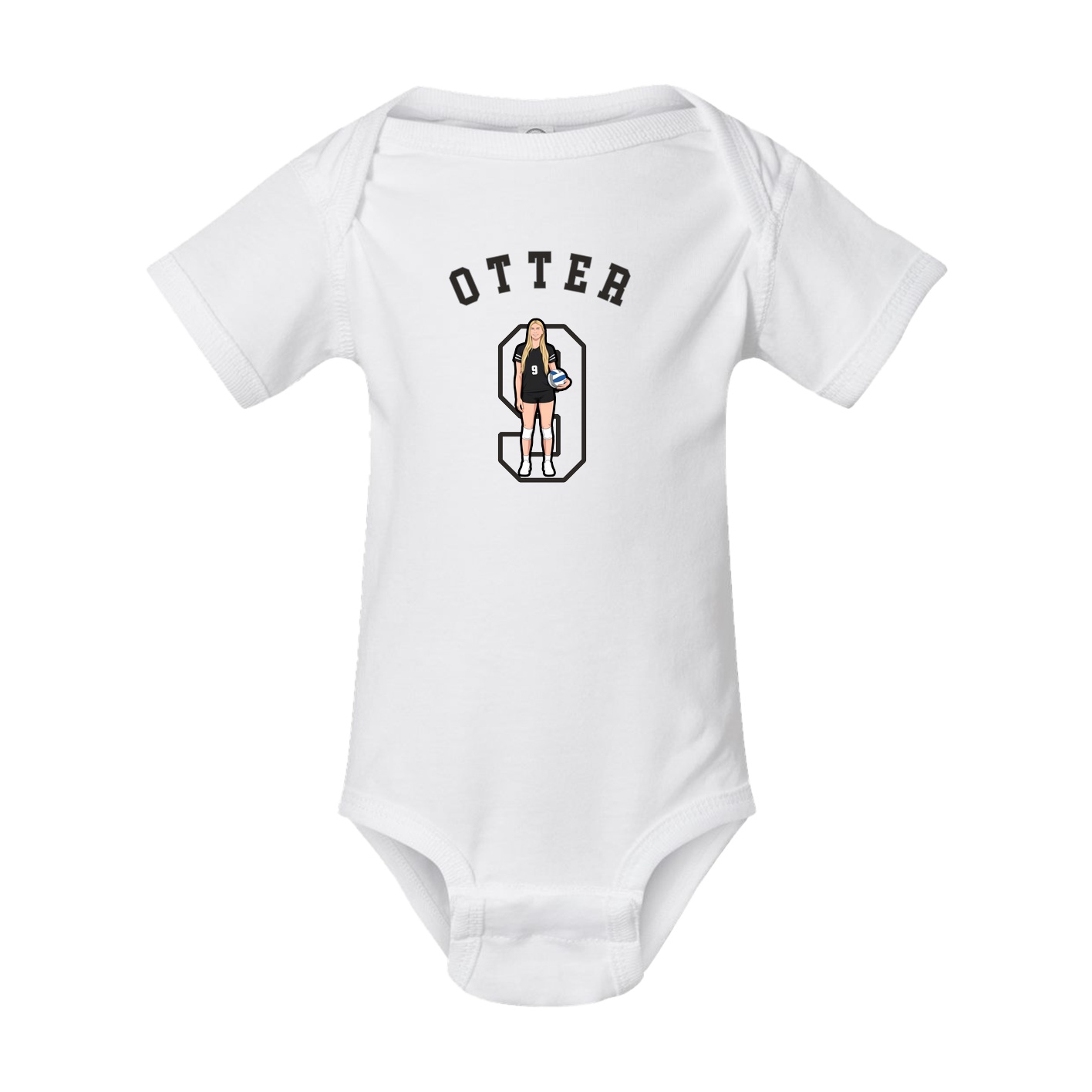 Baby Onesie — Shirsey Arch in White