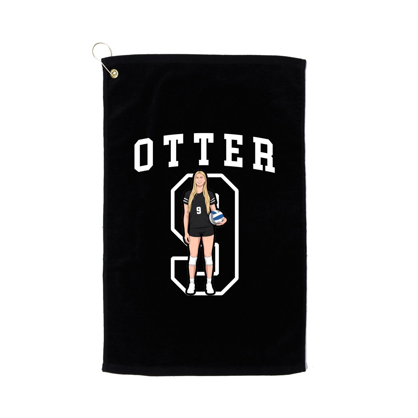 Golf Towel — Shirsey in Black