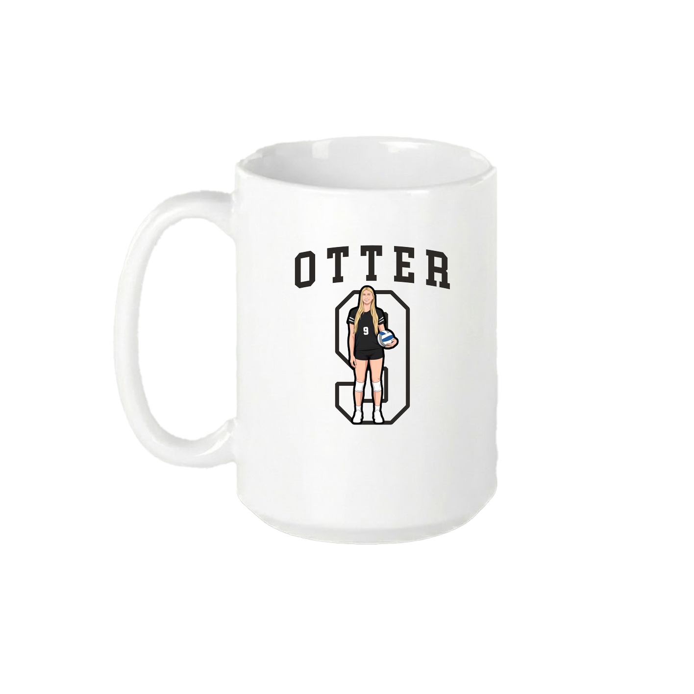 15oz Coffee Mug — Shirsey in White