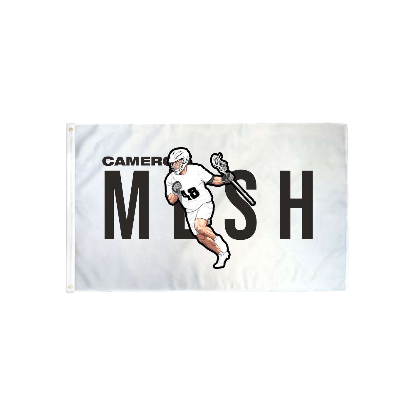 3x5 Flag — Player Name in Classic