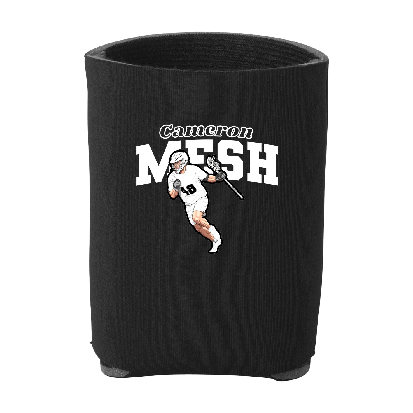 Can Holder — Name Arch in Black