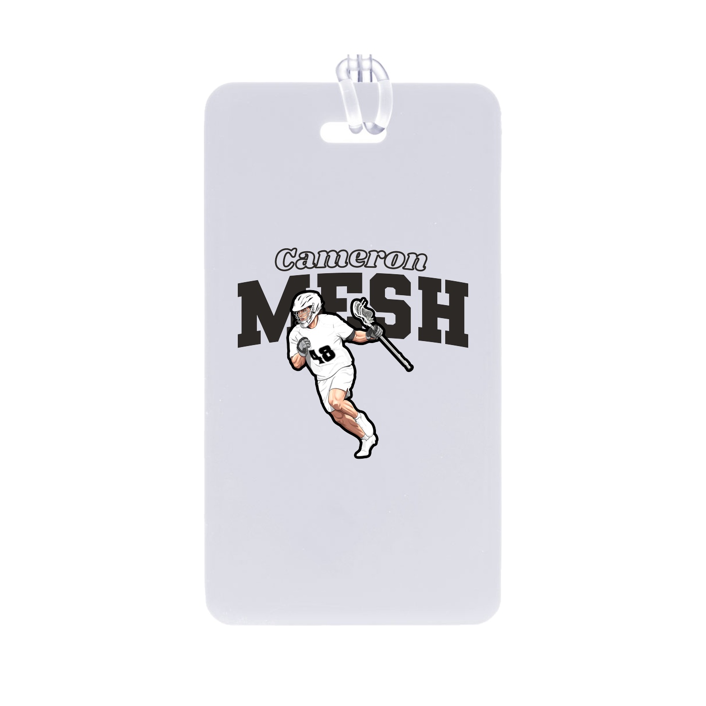 Bag Tag — Name Arch in Classic