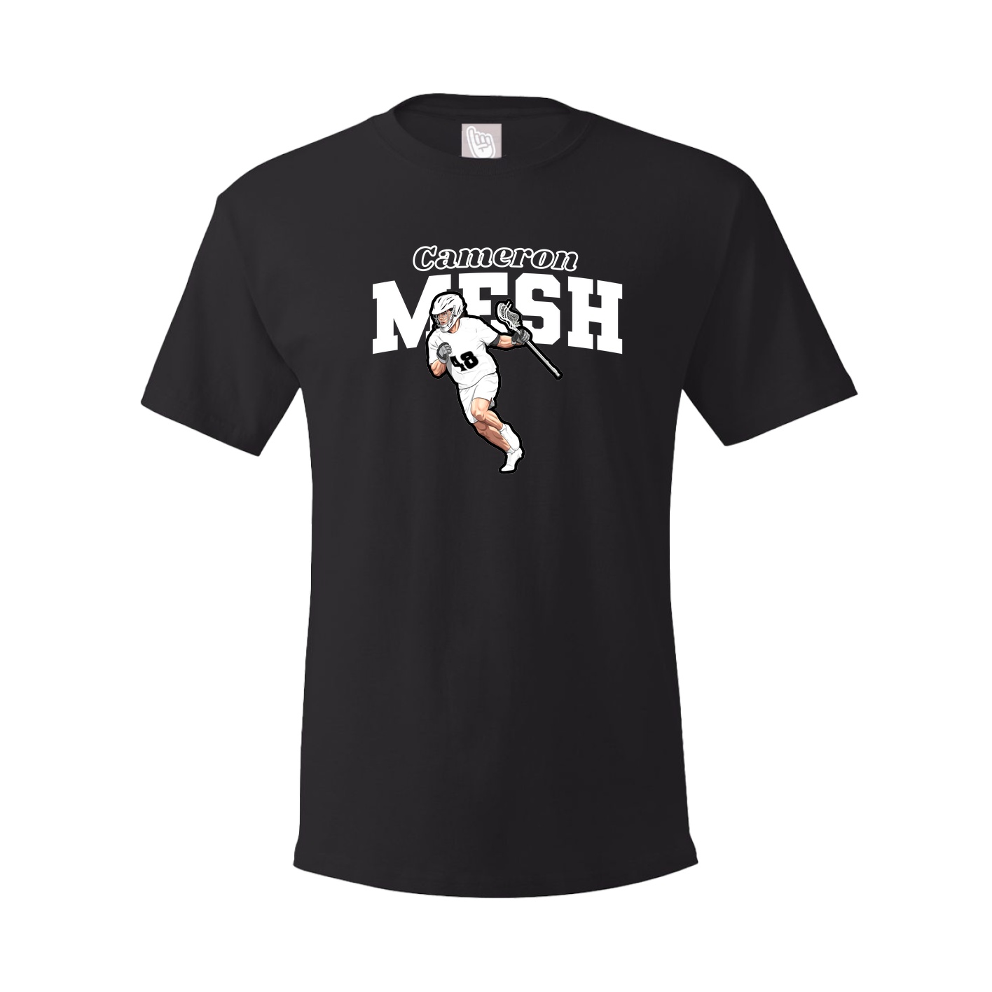 Youth Tee — Name Arch in Black
