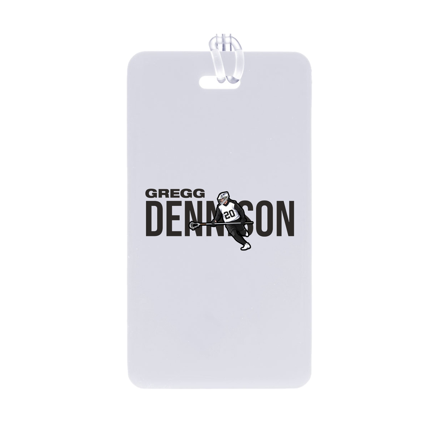 Bag Tag — Player Name in Classic