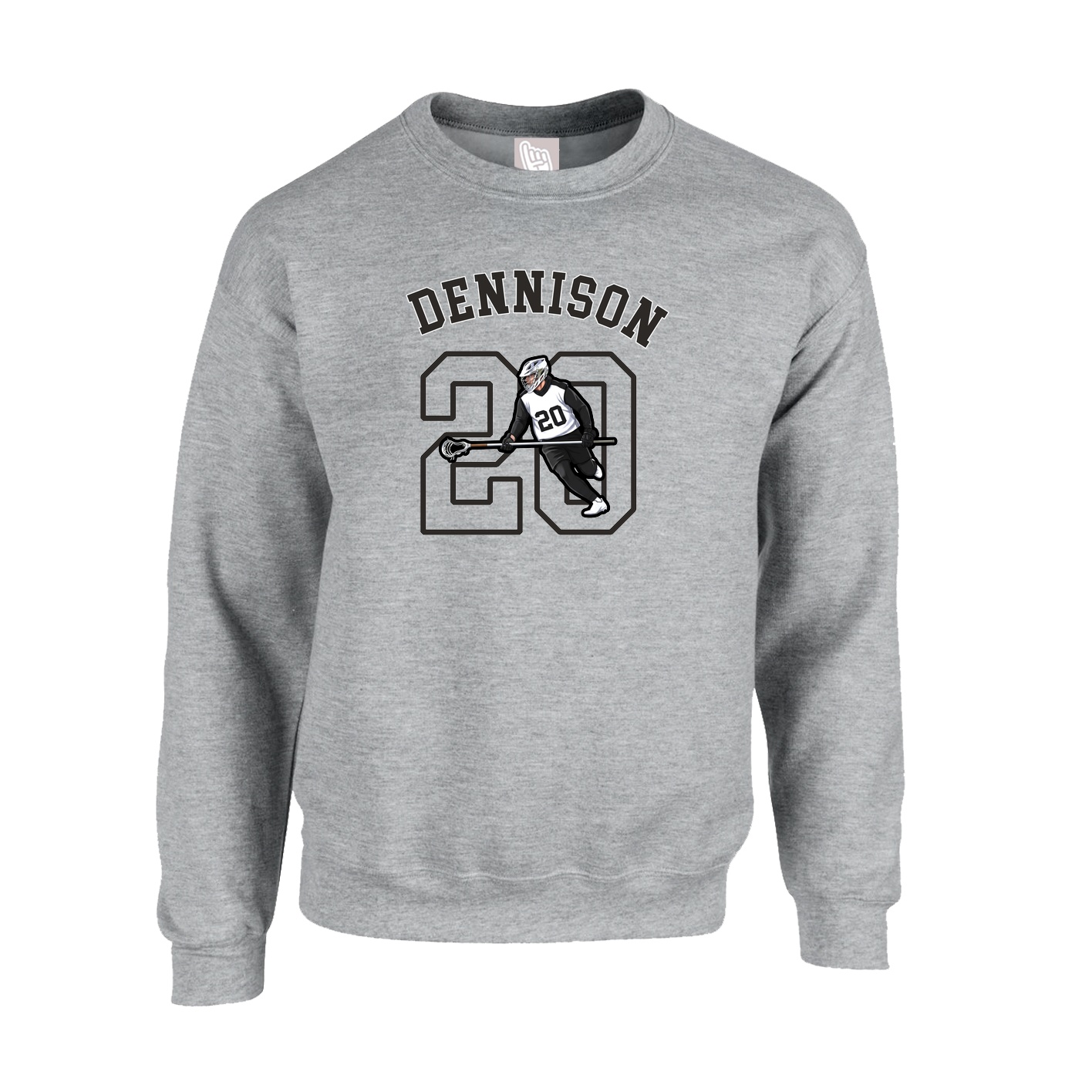 Fleece Crew — Shirsey Arch in Grey