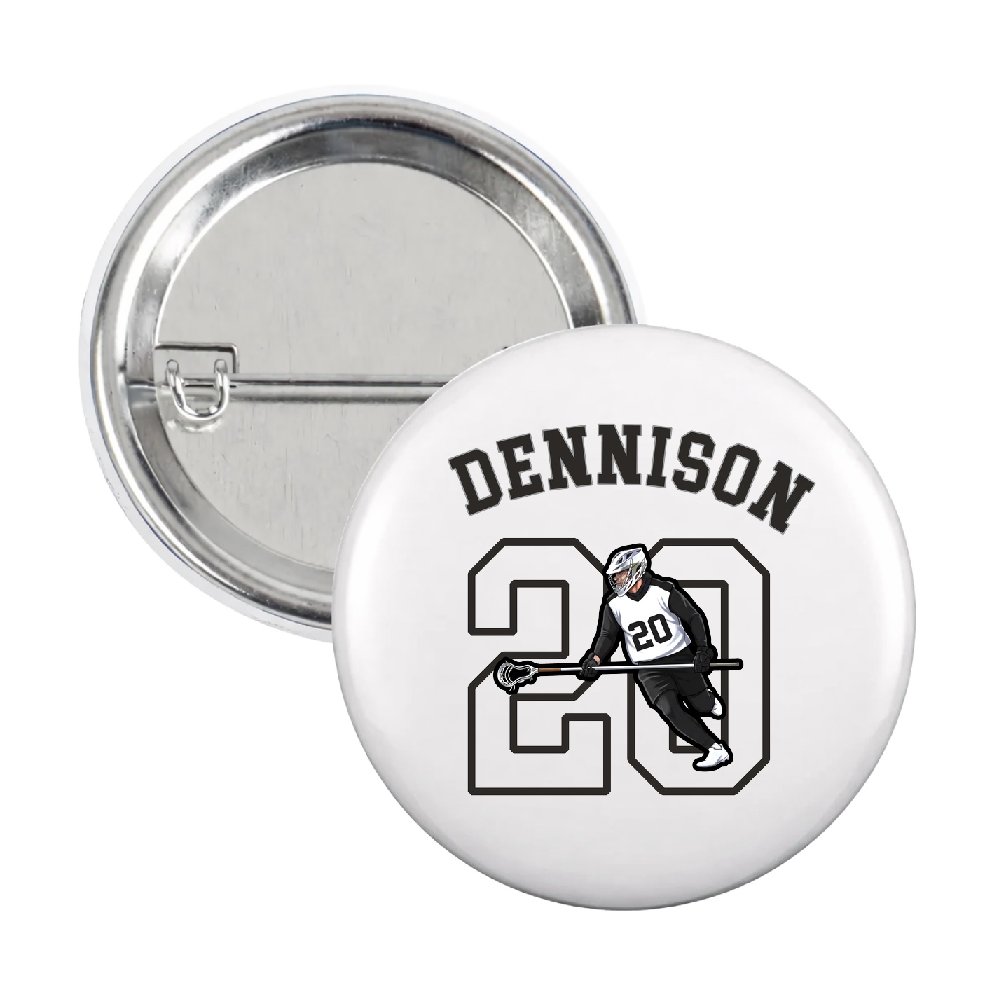 Game Day Button — Shirsey Arch in White