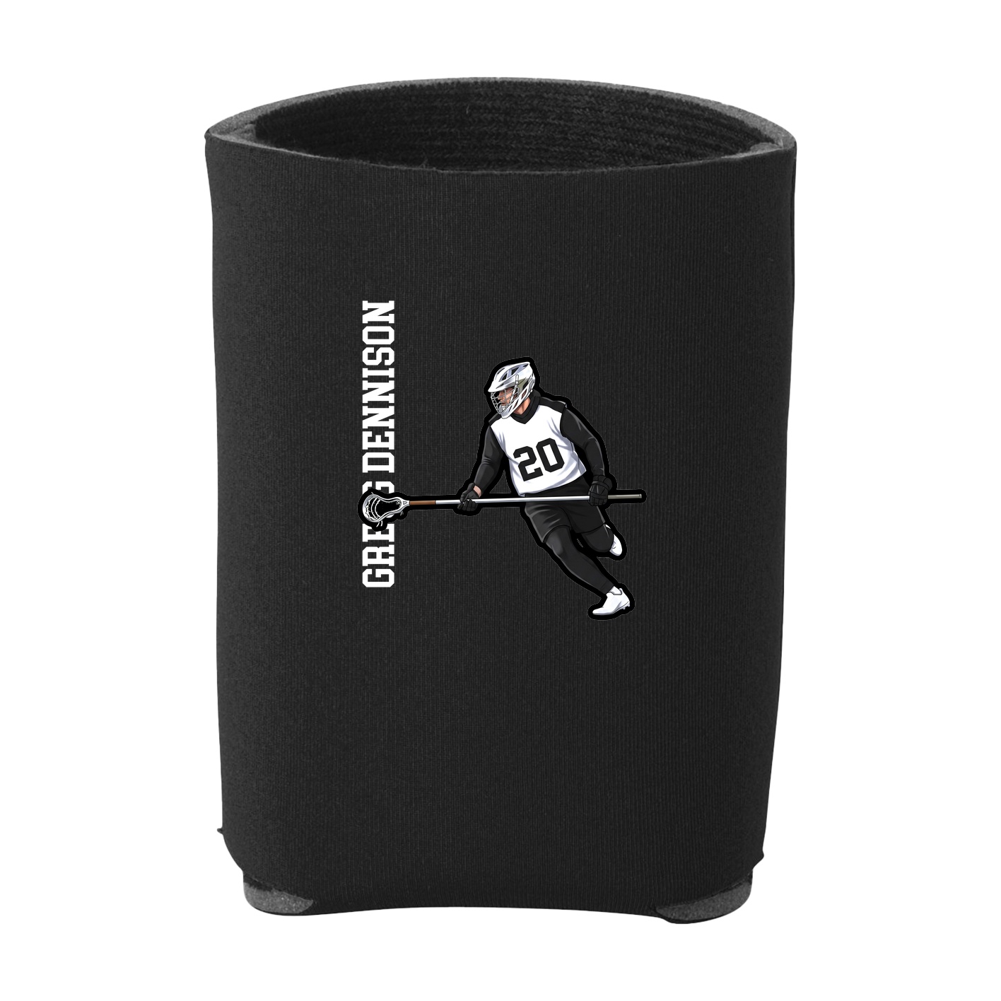 Can Holder — Name Vertical in Black