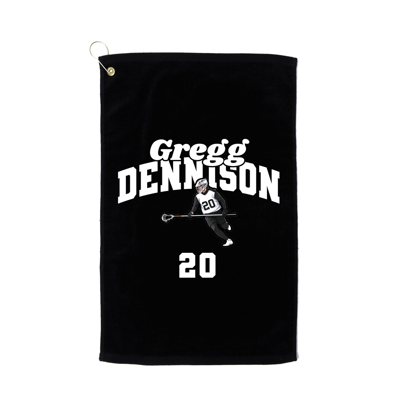 Golf Towel — Signature Arch in Black