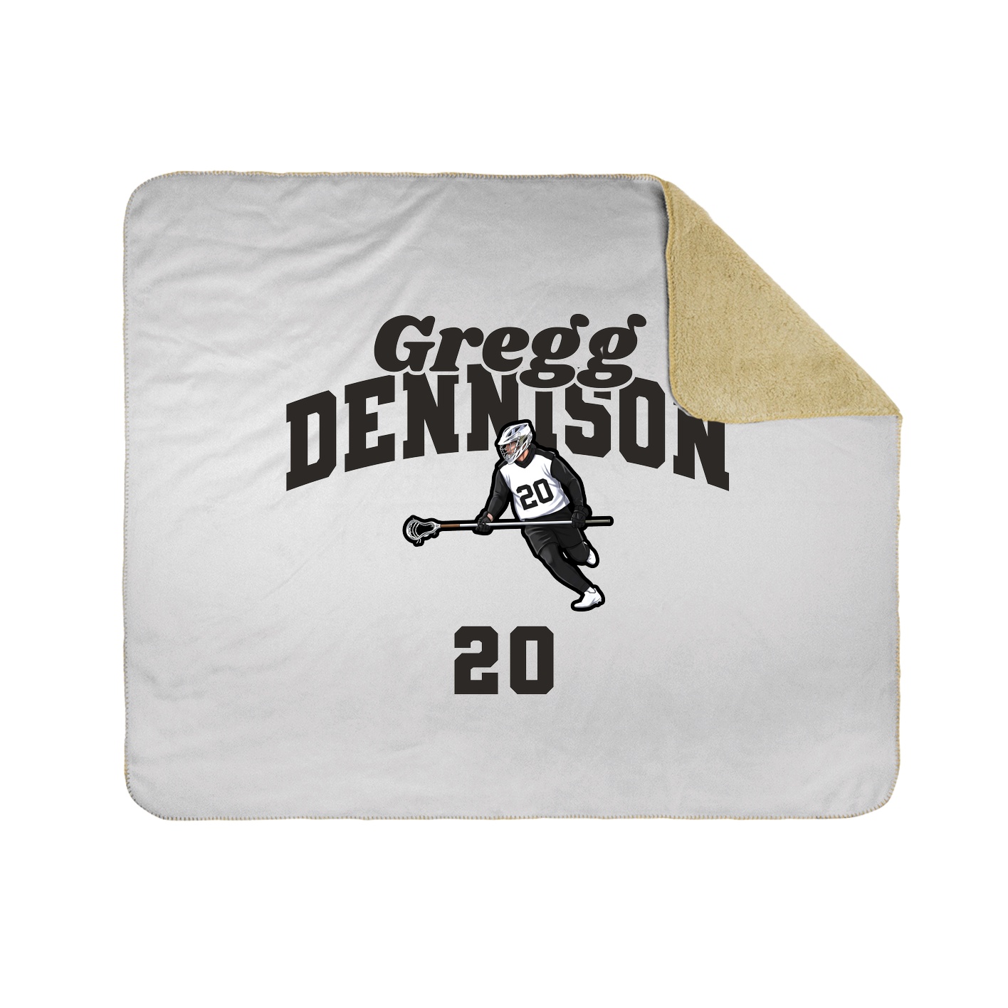 Throw Blanket — Signature Arch in White