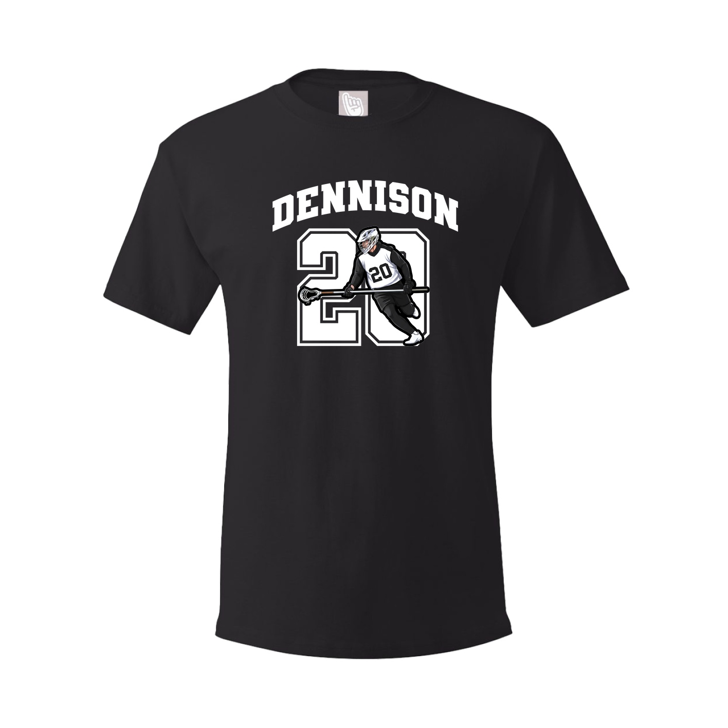 Youth Tee — Number in Black