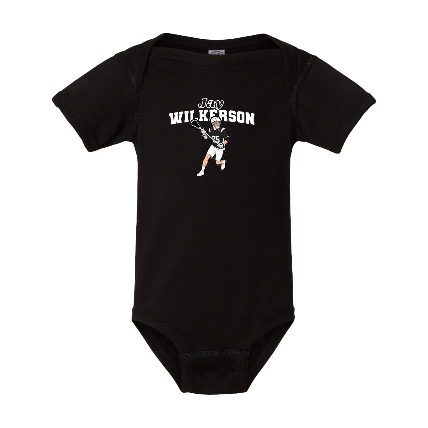 Baby Onesie — Name Arch in Black