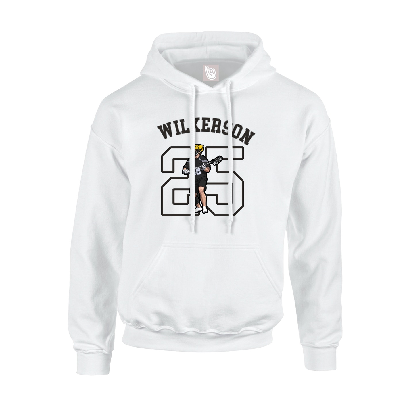 Hoodie — Shirsey Arch in White