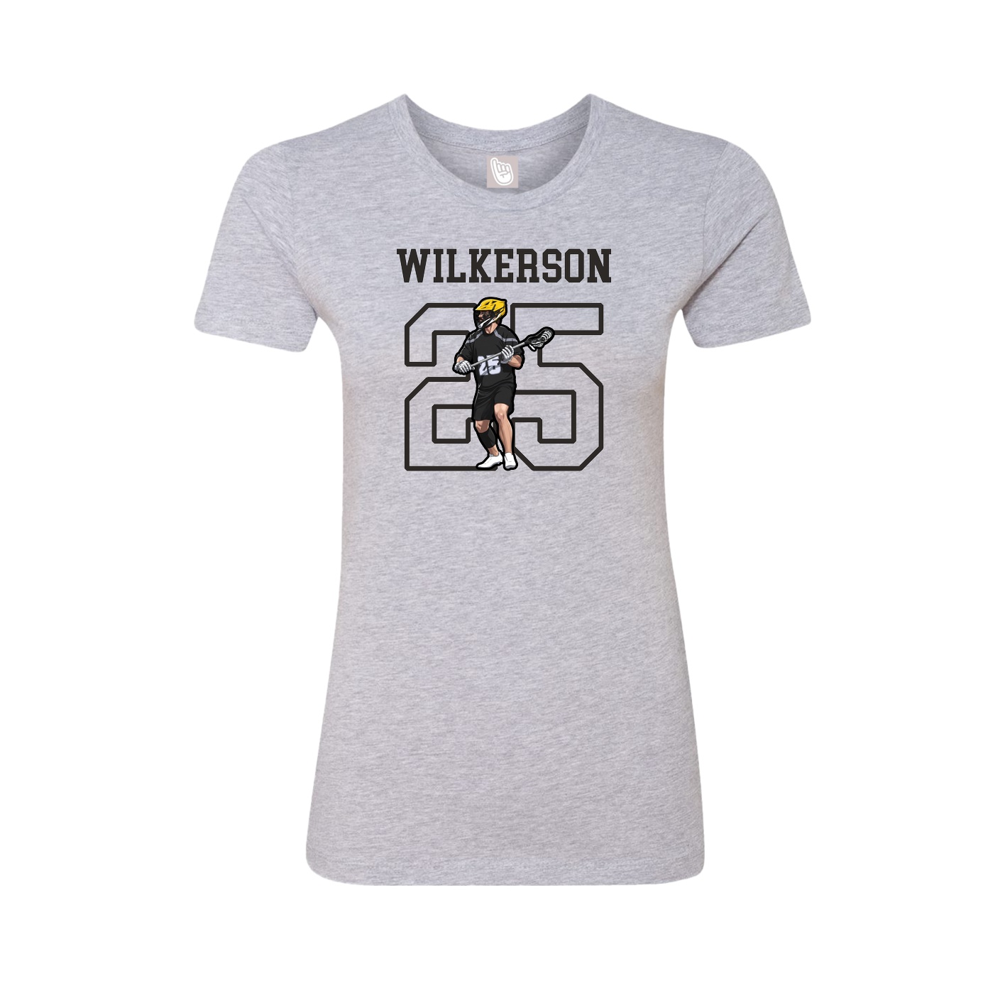 Fitted Women's Tee — Shirsey in Grey