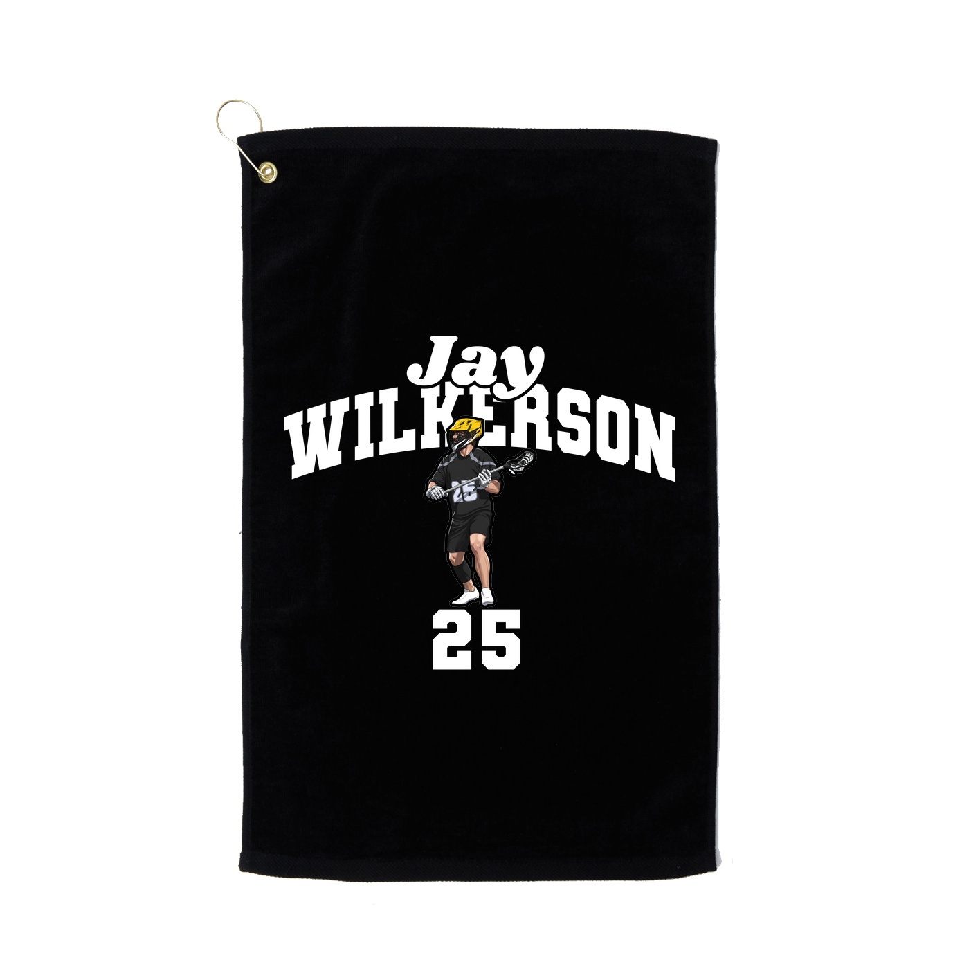Golf Towel — Signature Arch in Black