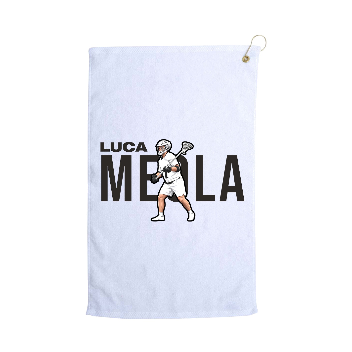 Golf Towel — Player Name in White