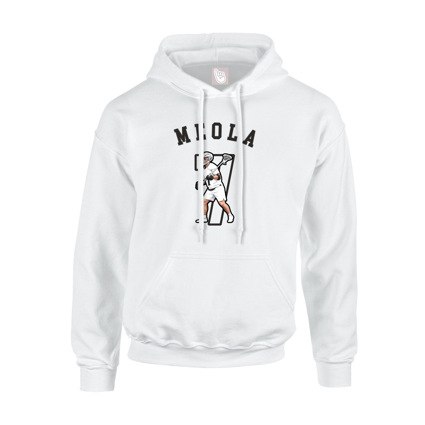 Youth Hoodie — Shirsey Arch in White