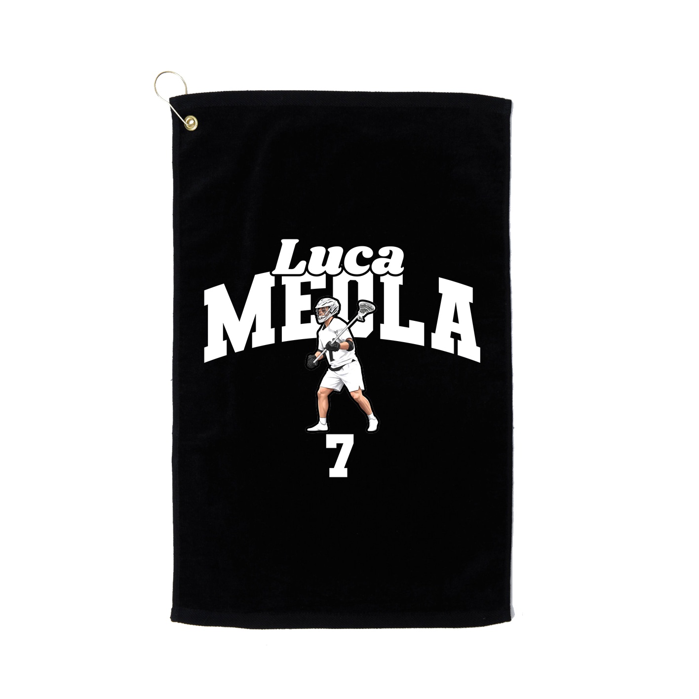 Golf Towel — Signature Arch in Black