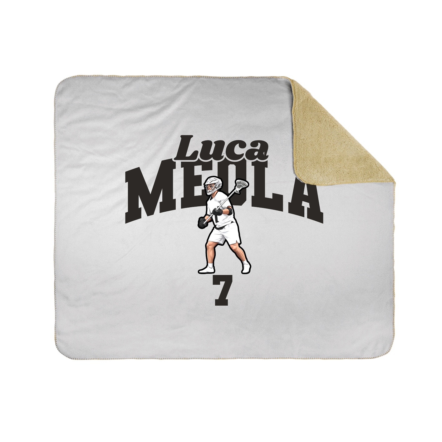 Throw Blanket — Signature Arch in White