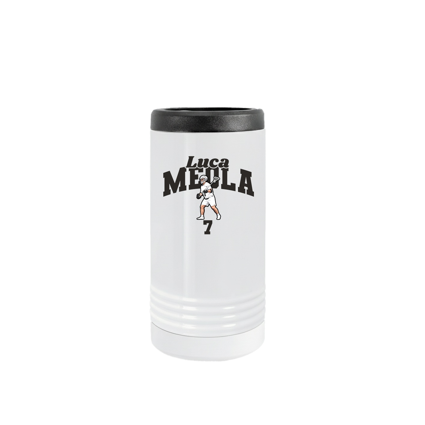 Slim Beverage Holder — Signature Arch in White