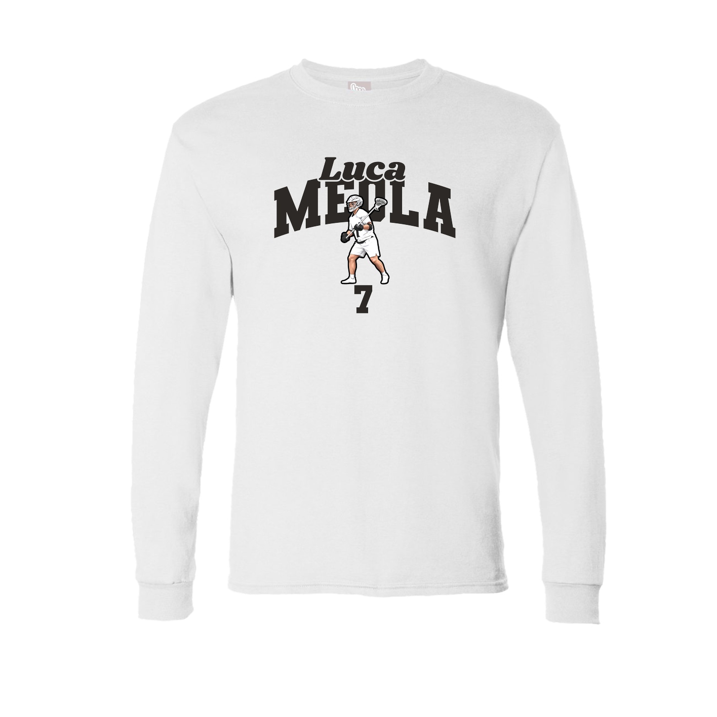 Long Sleeve Tee — Signature Arch in White