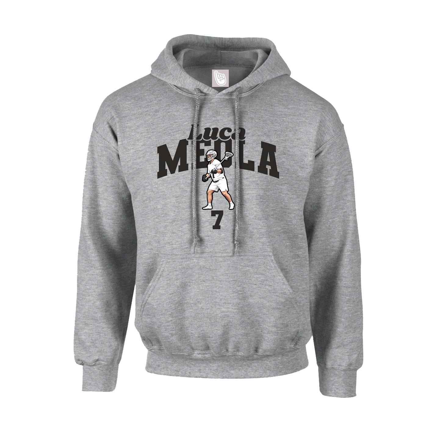 Hoodie — Signature Arch in Grey
