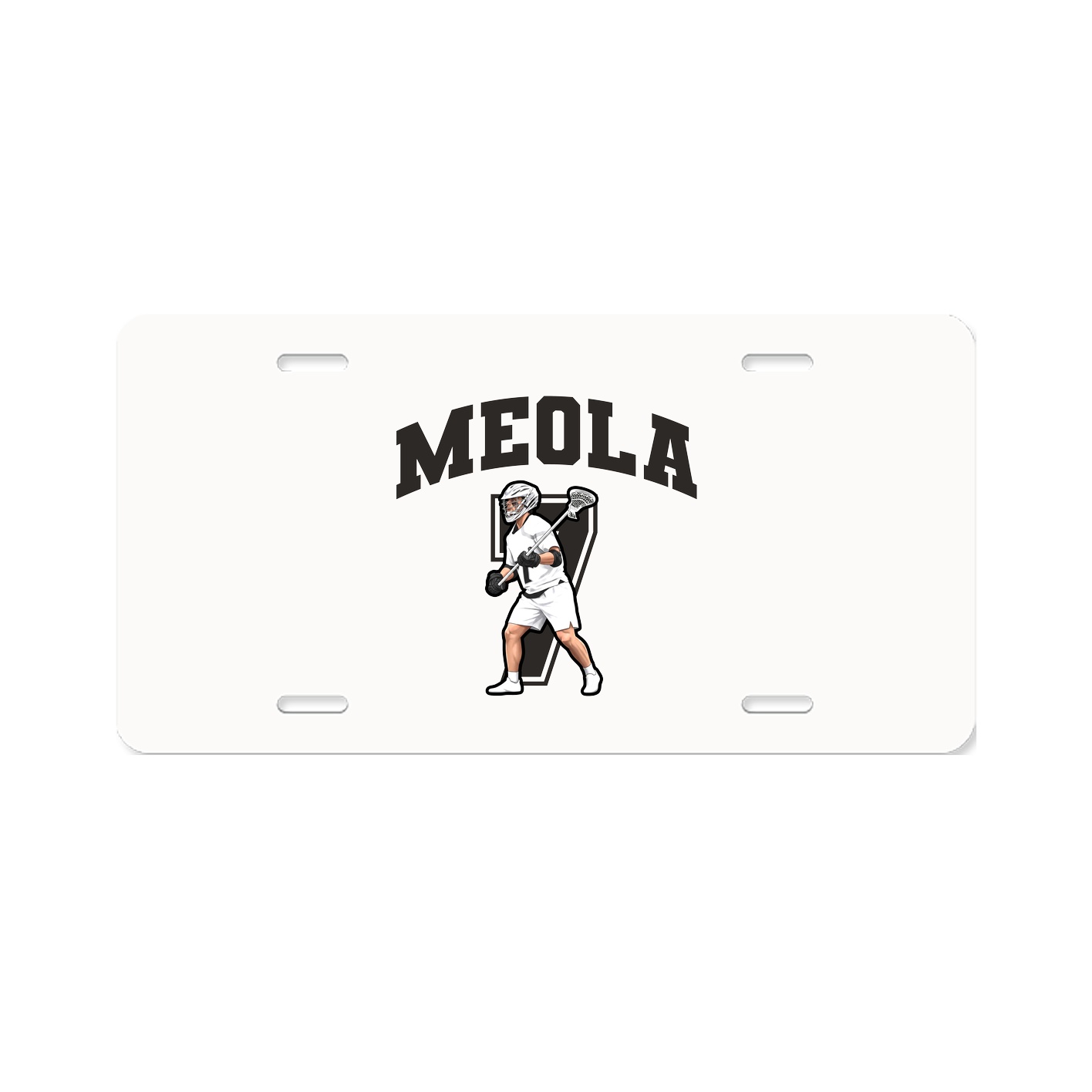 License Plate — Number in Classic