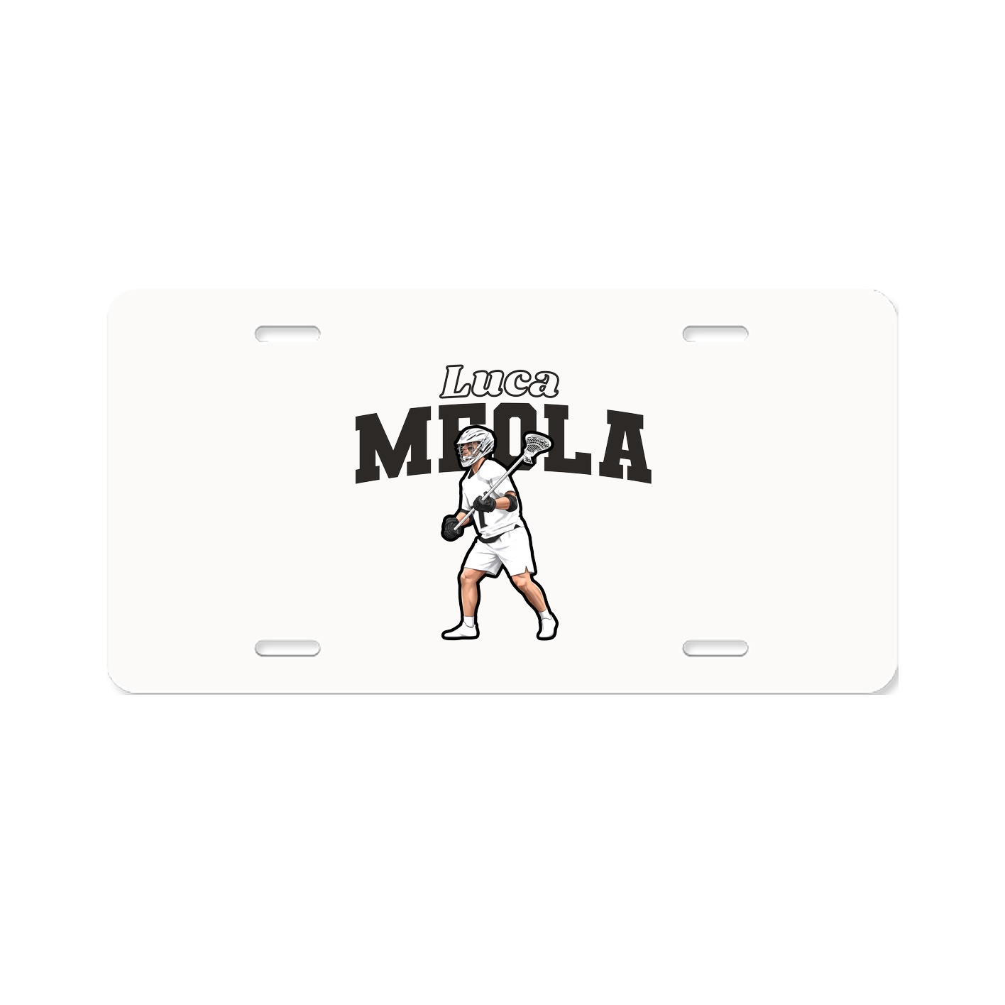 License Plate — Name Arch in Classic