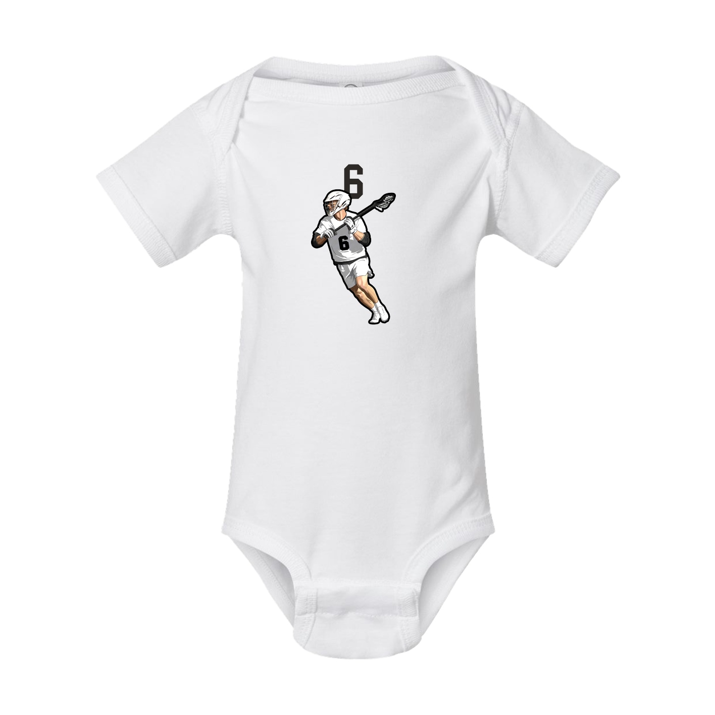 Baby Onesie — Number Top in White
